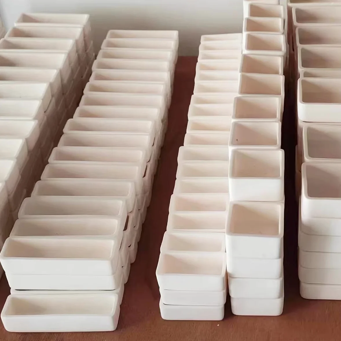 Crisol de cerámica, alúmina, resistente a altas temperaturas para investigación científica, capacidad de 20-1300 ml, 1 pieza, 160 x 160 x 60 mm