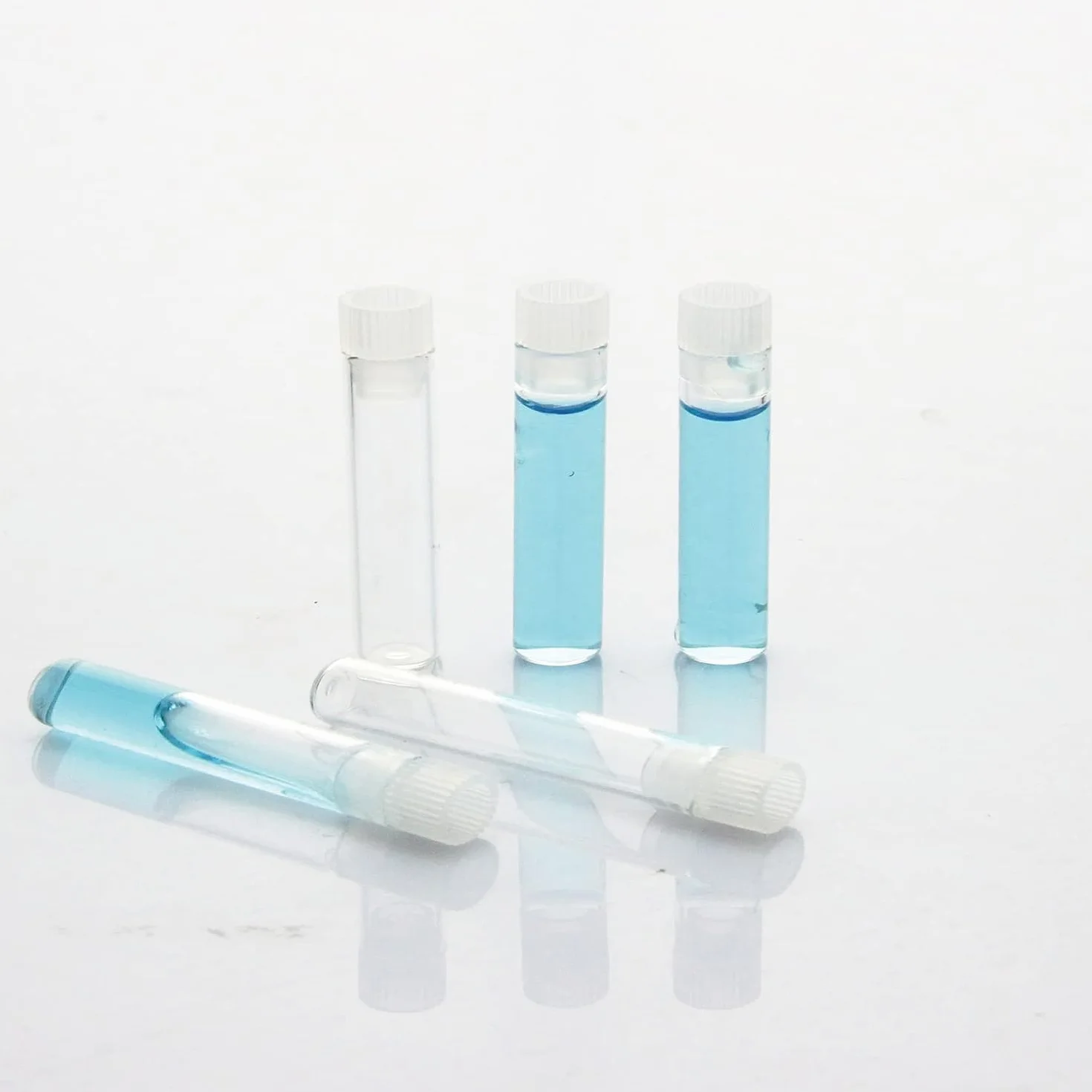 ALWSCI 1mL Viales de Muestra de Vidrio 8 x 40mm Base Plana 200 Unidades