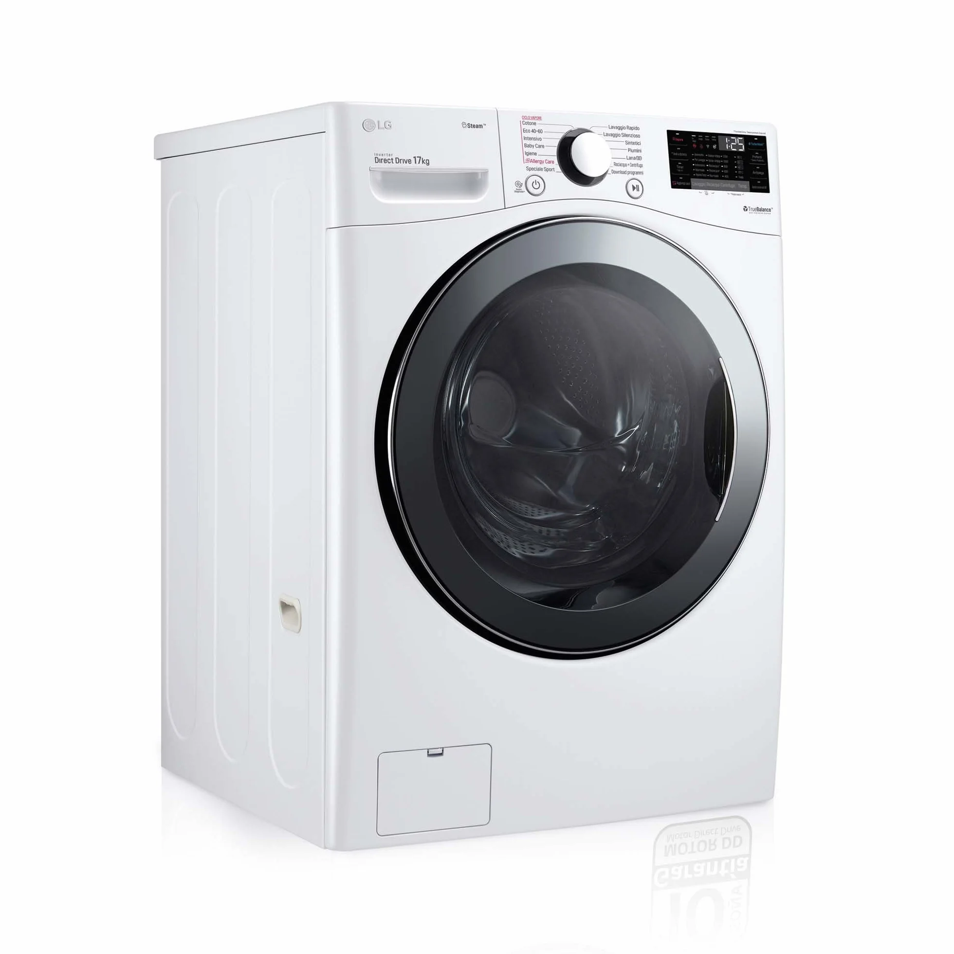 LG Lavadora Inteligente Carga Frontal 17kg 1100rpm 6 Motion Direct Drive TurboWash 360º Serie 700 Blanco