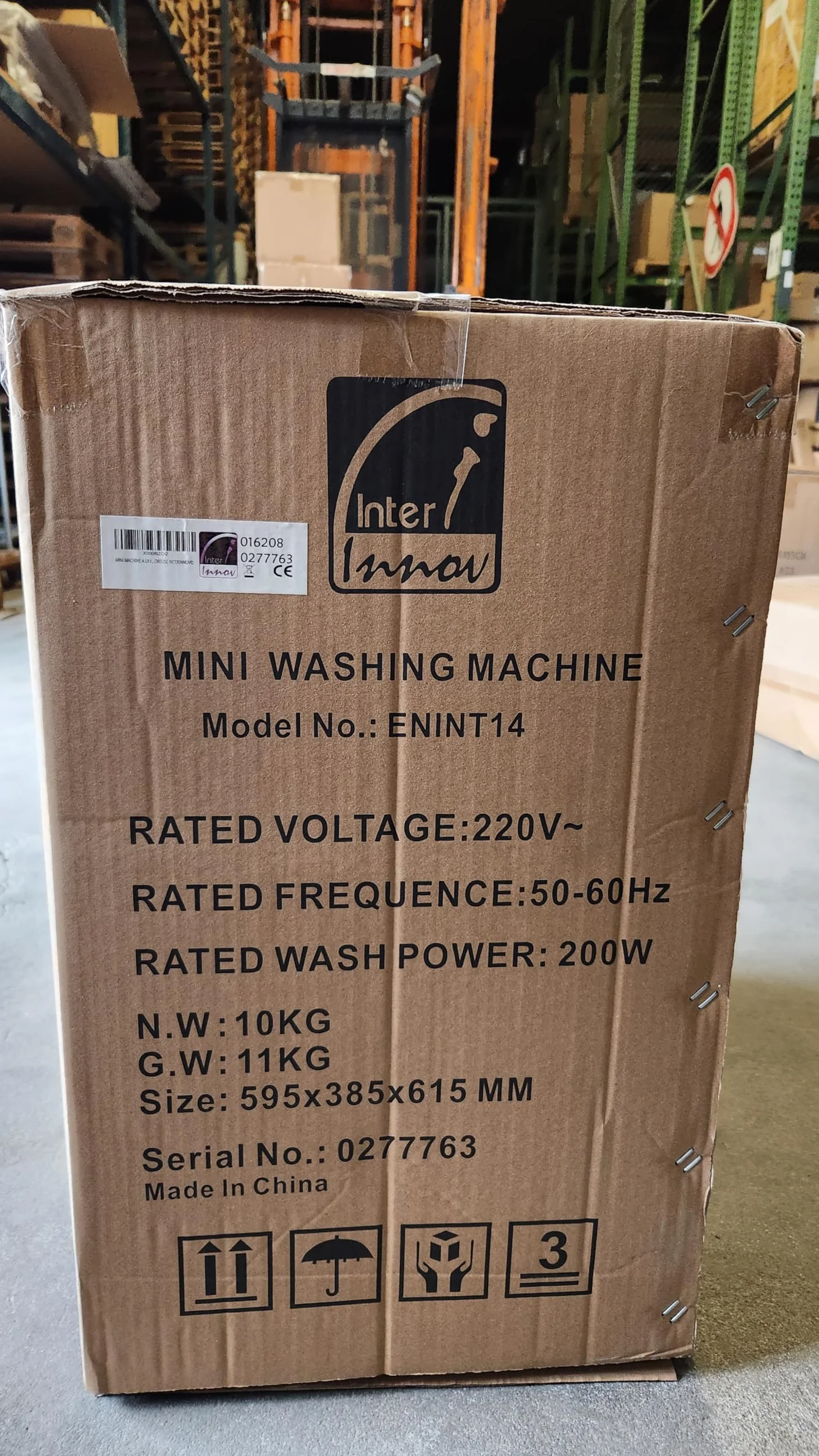 Mini Lavadora con secadora Interinnov