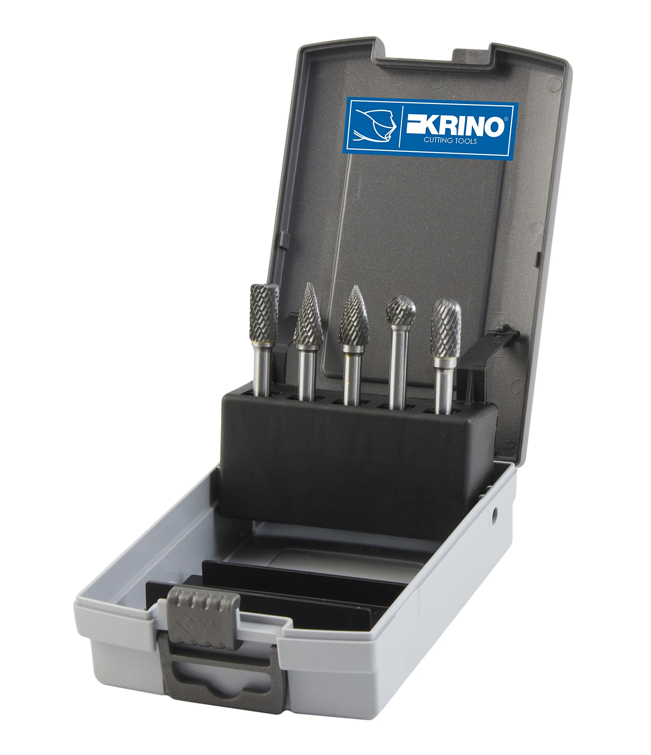 METALWORKS 748160500 Metalworks Fresas Rotativas de Metal Duro, 10mm Diámetro, Caja de 5