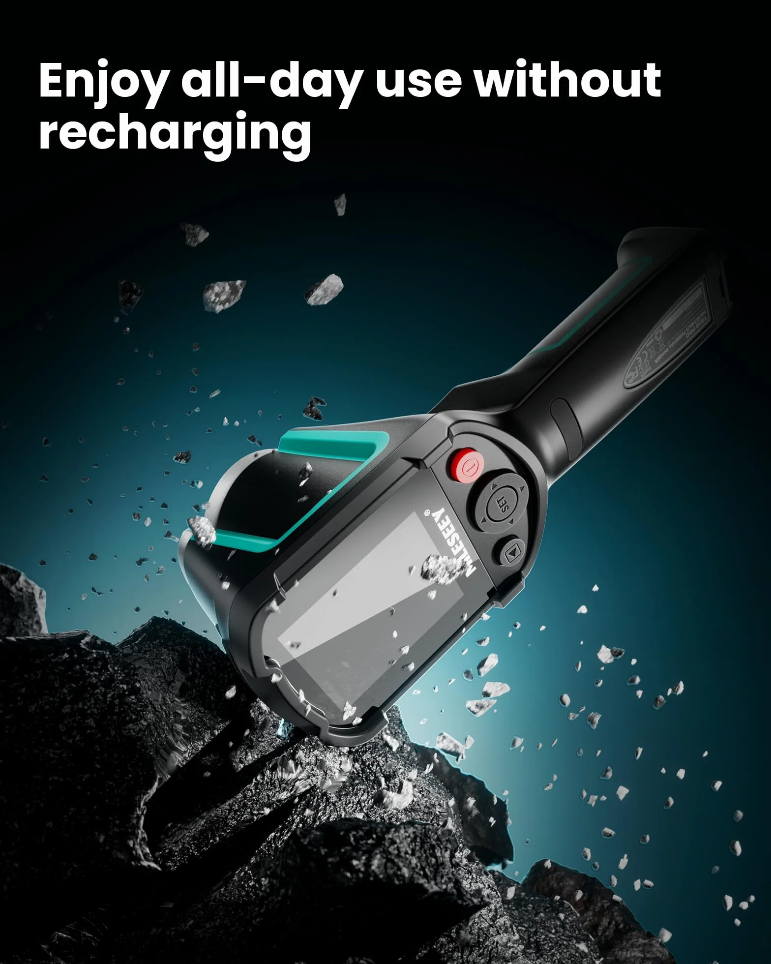 MILESEEY Cámara Térmica Portátil, Resolución Superior de 320 x 240, Frecuencia de Refresco de 50 Hz, Cámara Termográfica de -20 ℃ a 550 ℃, NETD ≤ 40 mk, Foto + Video, Alertas Alta/Baja Temp (TR20)