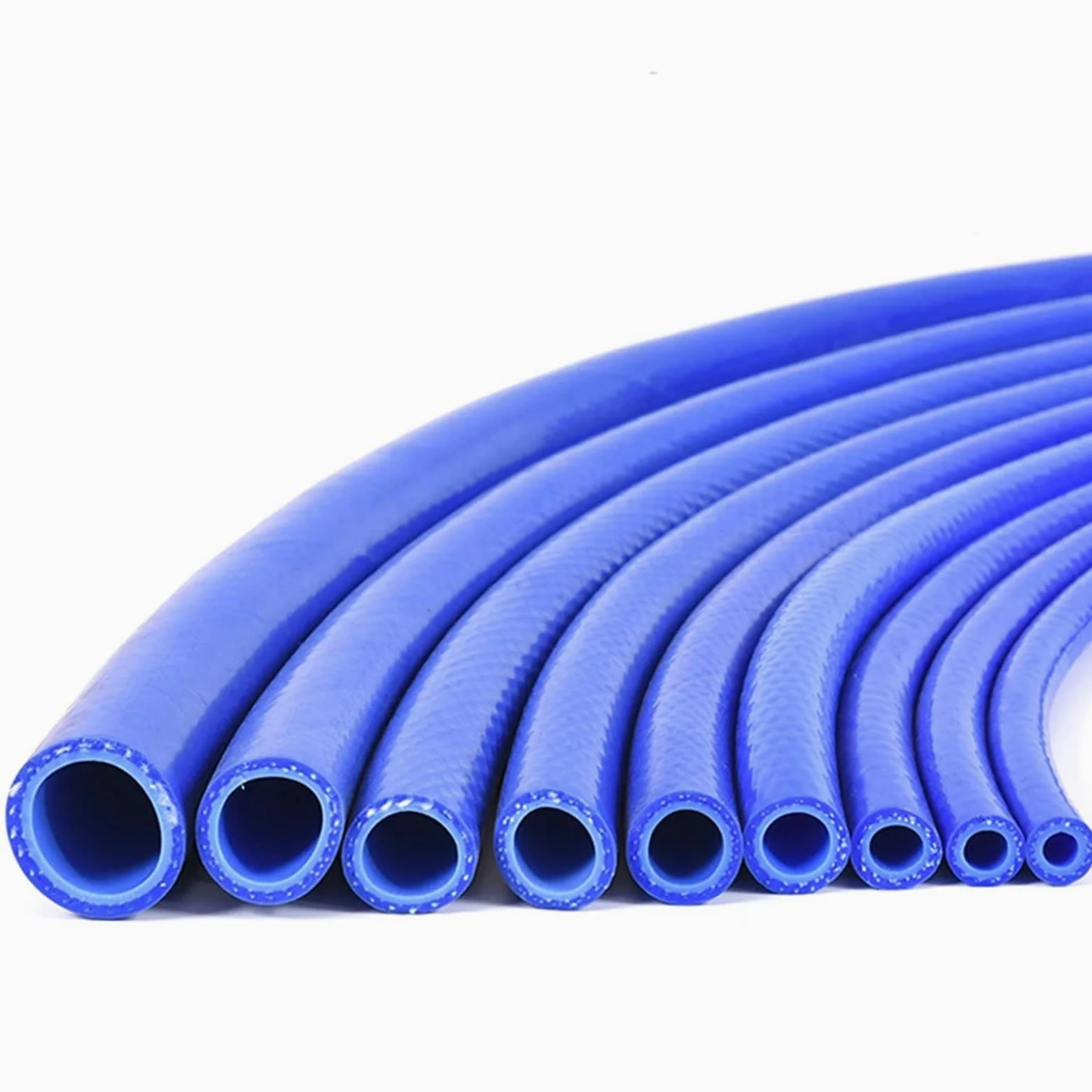 Manguera de silicona 2m diámetro interior, 6-50mm, resistente al calor, tubo vacío cilindro automóvil alta presión, manguera goma doble capa Para Manualidades y Bricolaje