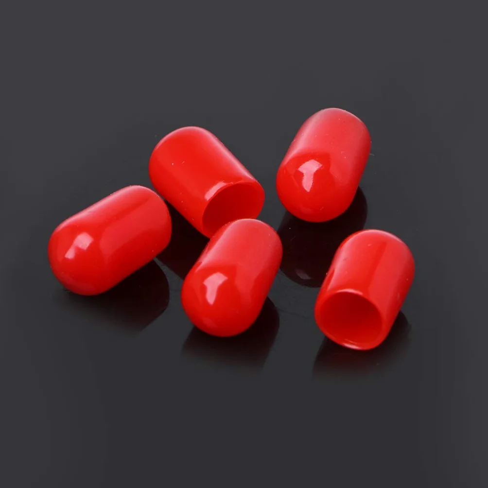 Tapas protectoras rojas SMA 6 mm 100 uds