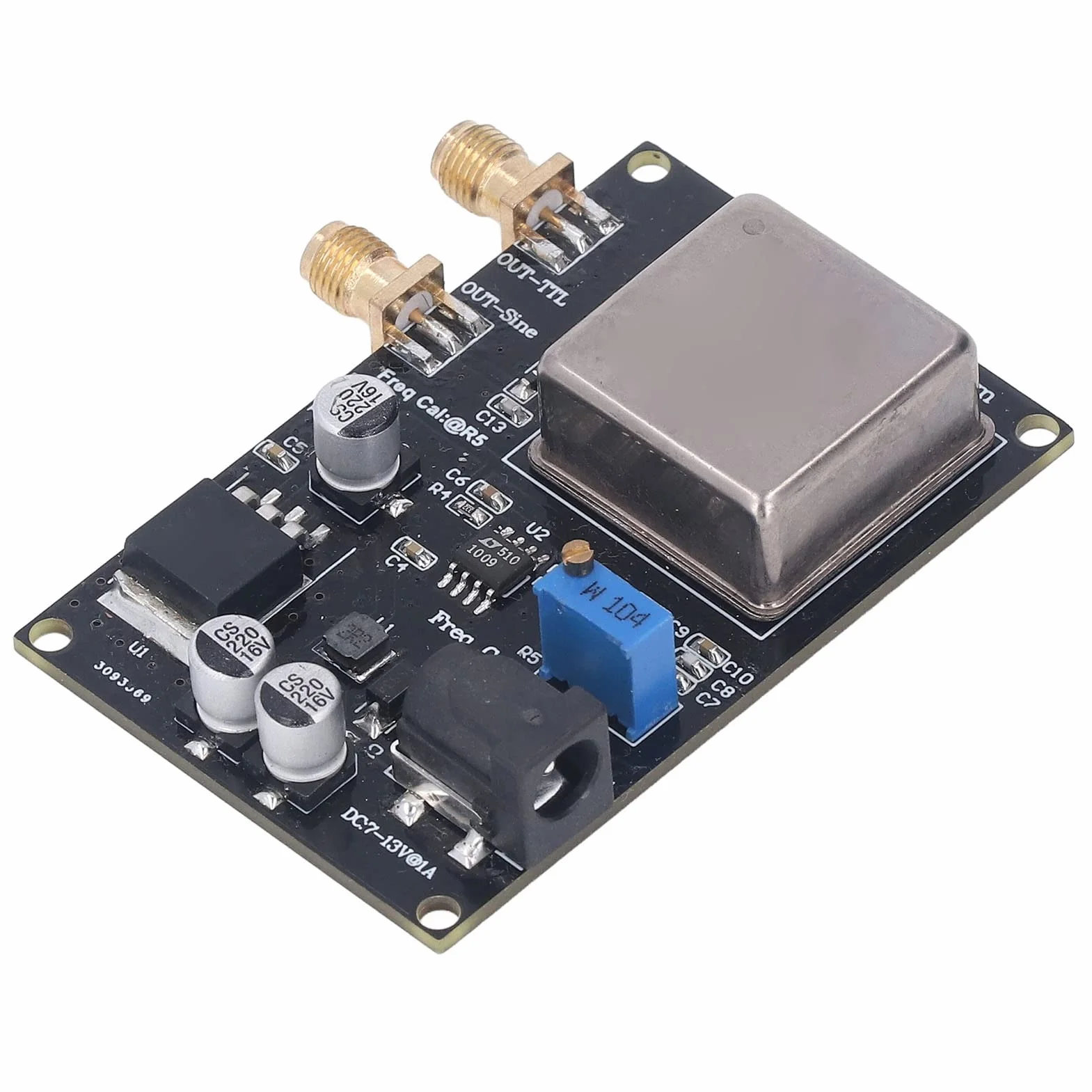 OCXO Módulo de Referencia de Frecuencia Estándar 10 MHz, Oscilador de Cristal de Placa de Temperatura Constante