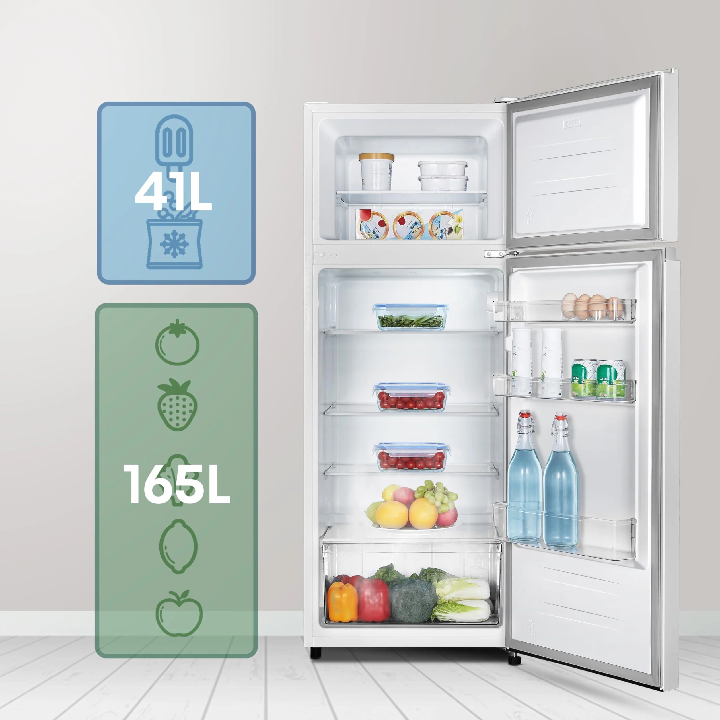 Hisense Frigorífico Dos Puertas 206 L Clase E 143 cm Blanco