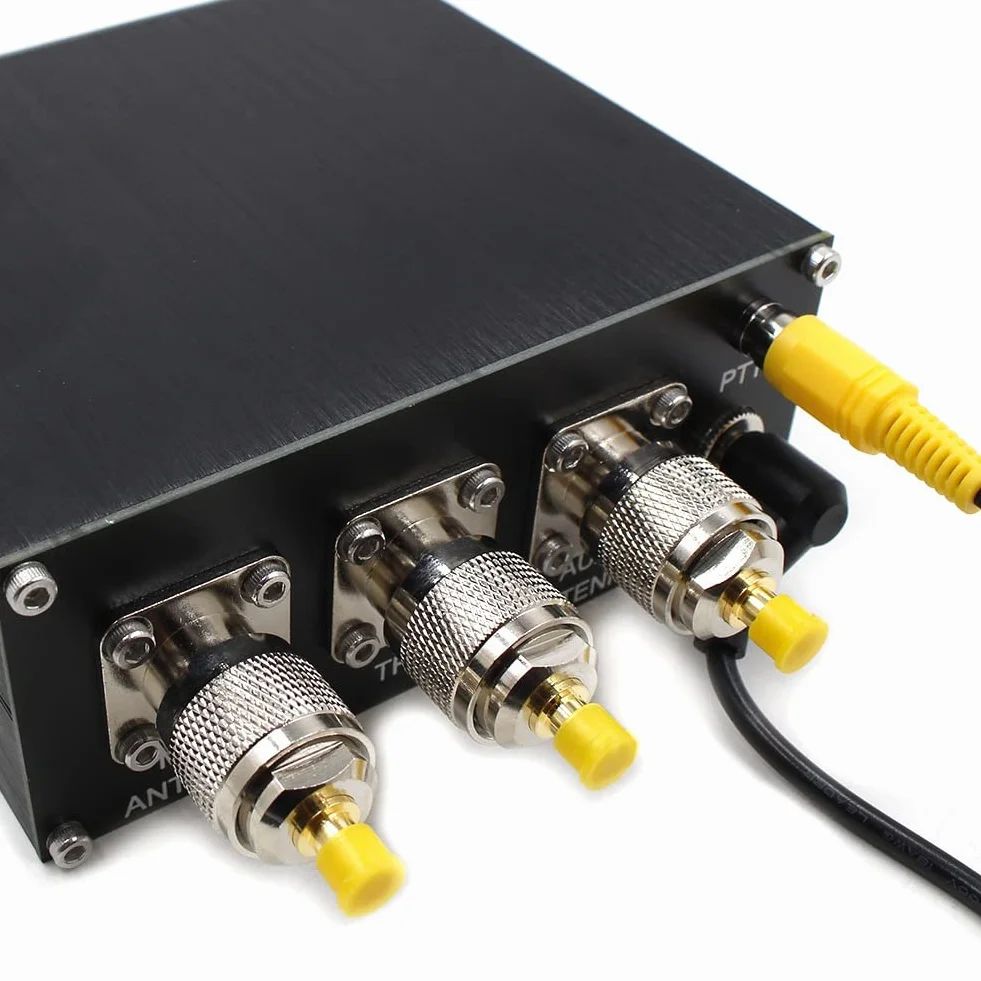 Canulador de señal QRM HF X-fase 1MHz-30MHz aleación de aluminio con dial y botón