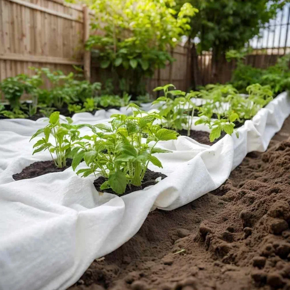 Membrana Geotextil Poliéster Blanco 1x10 m | Control Malezas Jardín, Drenaje Paisajismo, Base Césped Artificial, Filtración Separación