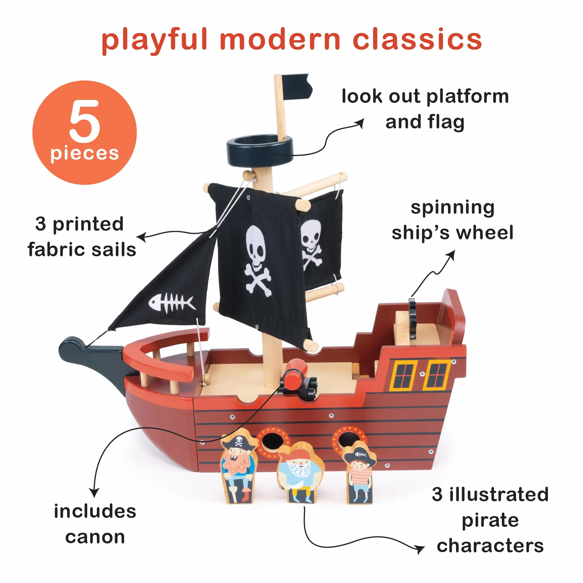 MENTARI Piratenboot