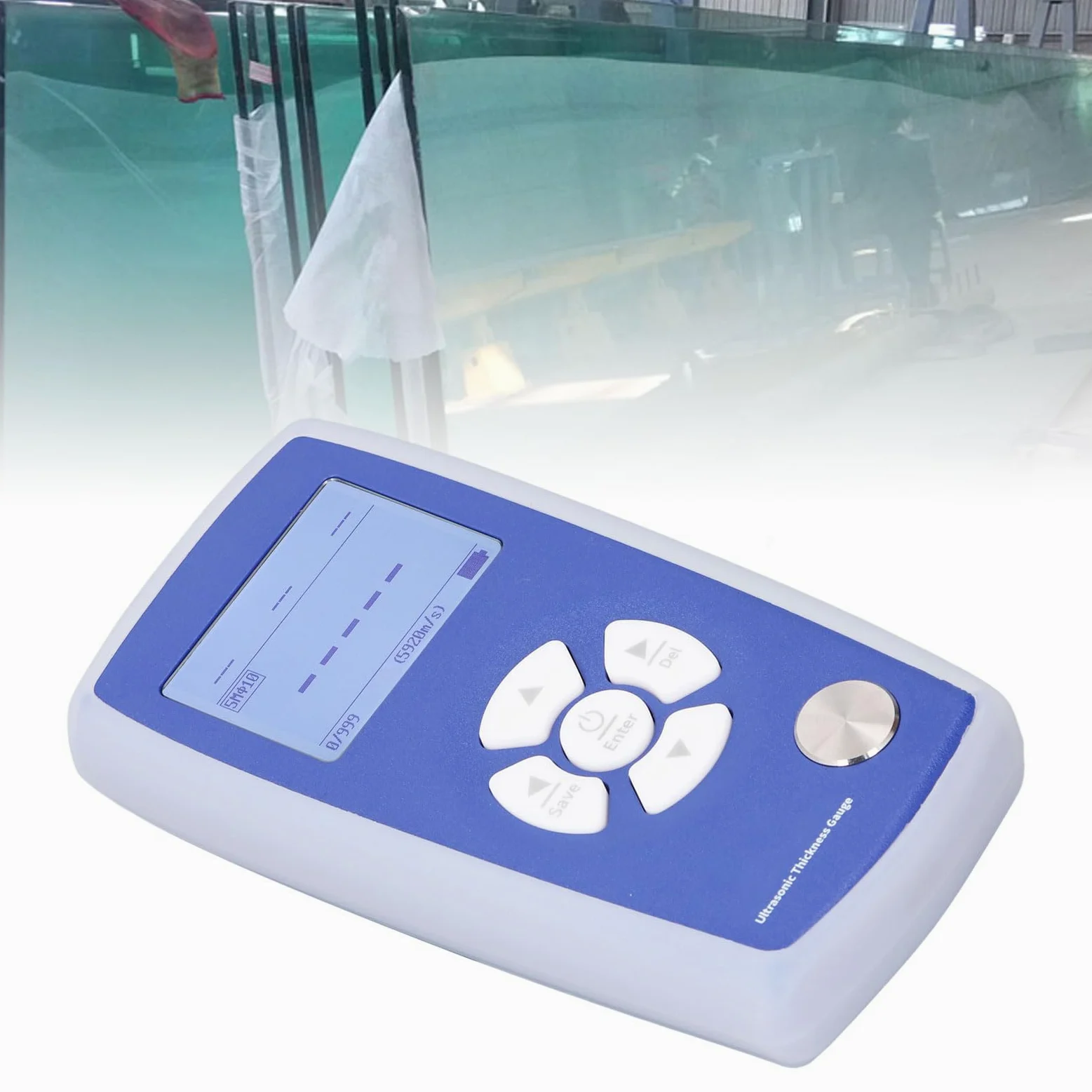 Fabater Dispositivo de Medición de Espesor de Plástico Metálico 1-320 Mm Rango, Conmutación de Refuerzo Automático para Técnicos