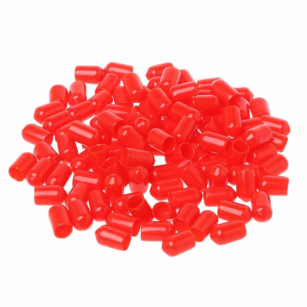 Tapas protectoras rojas SMA 6 mm 100 uds