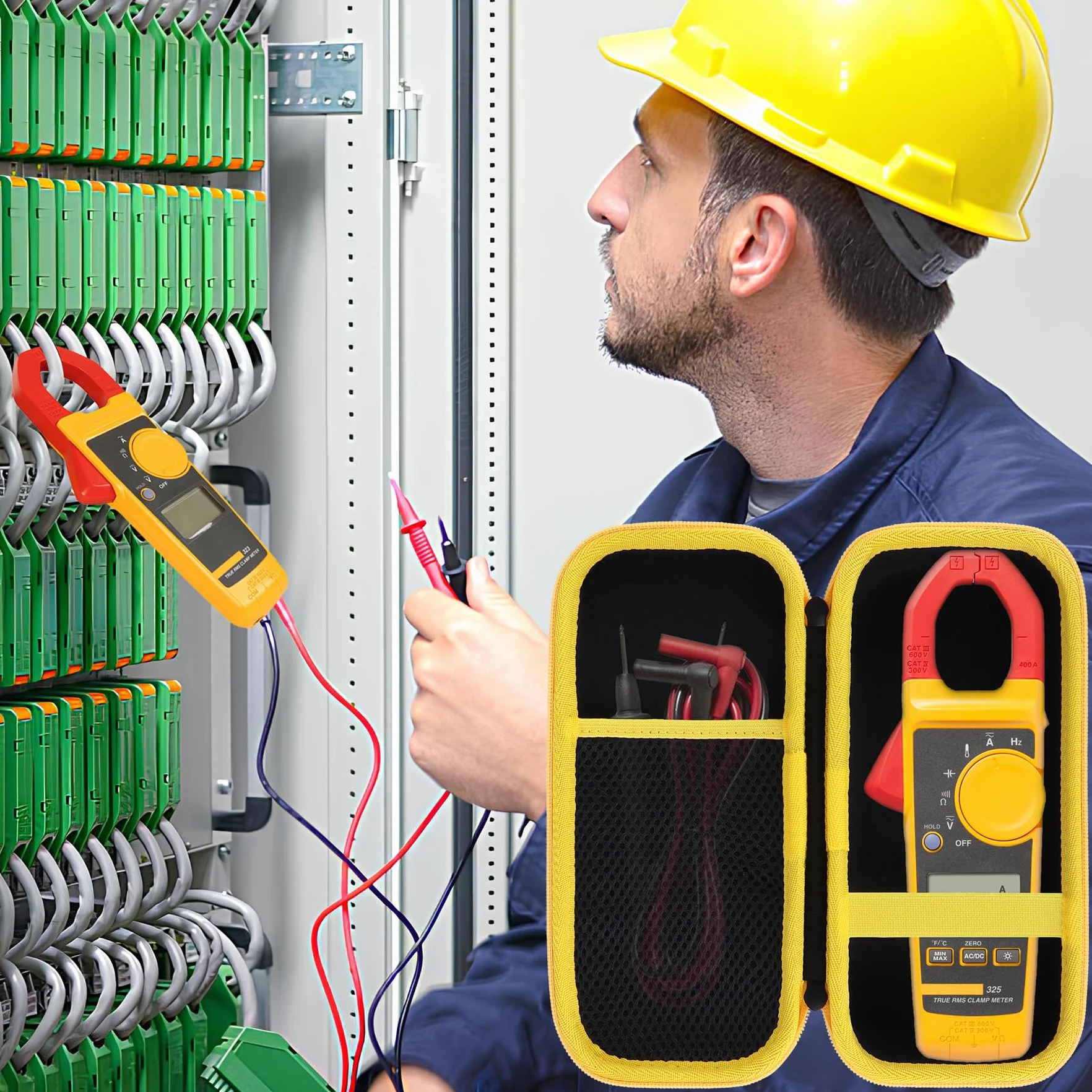 Duro Protectora Funda Compatible con Fluke 323 324 325 302 303 305 Multímetro