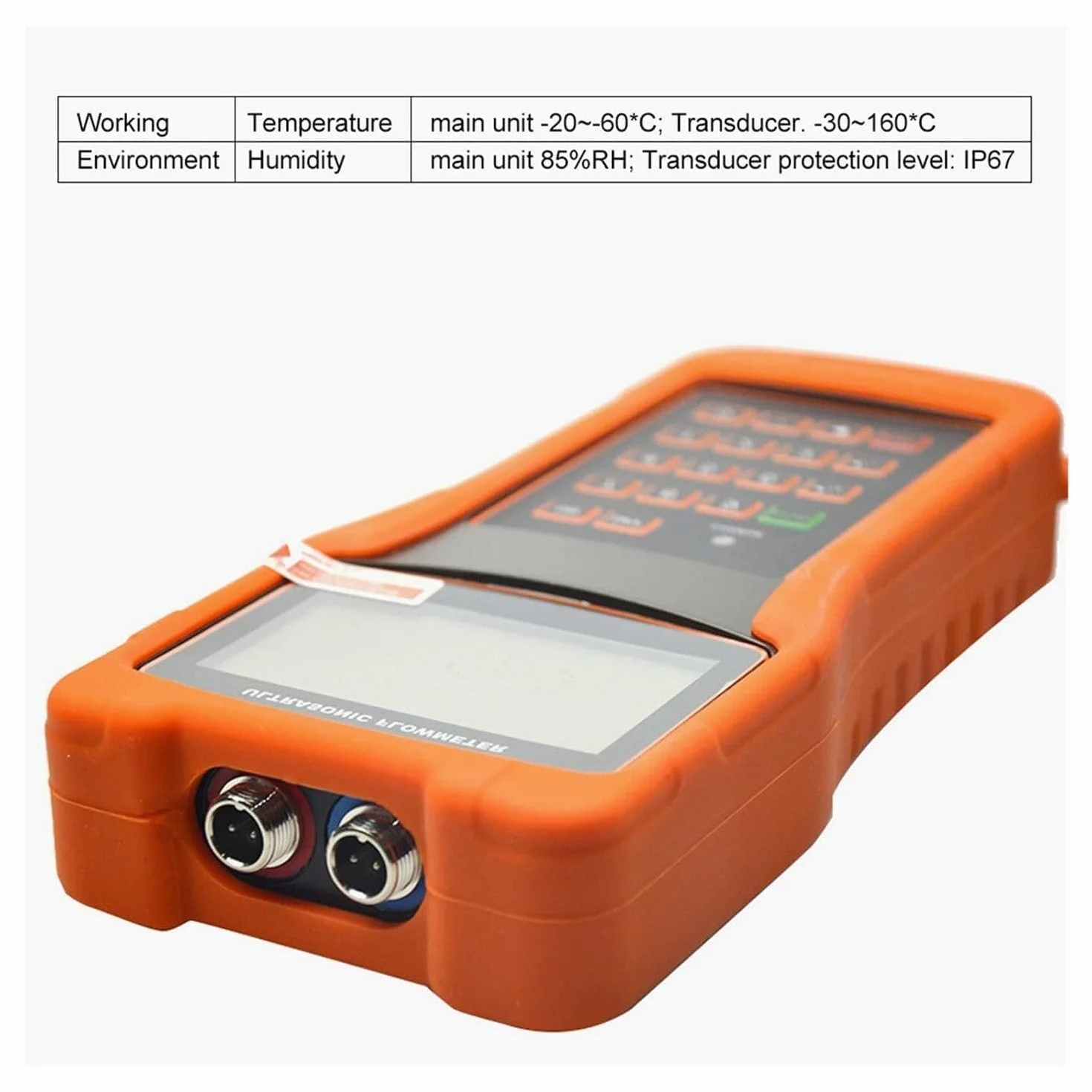 Medidor De Flujo Ultrasónico De Mano Tuf-2000h TM-1 DN50~DN700mm Portátil