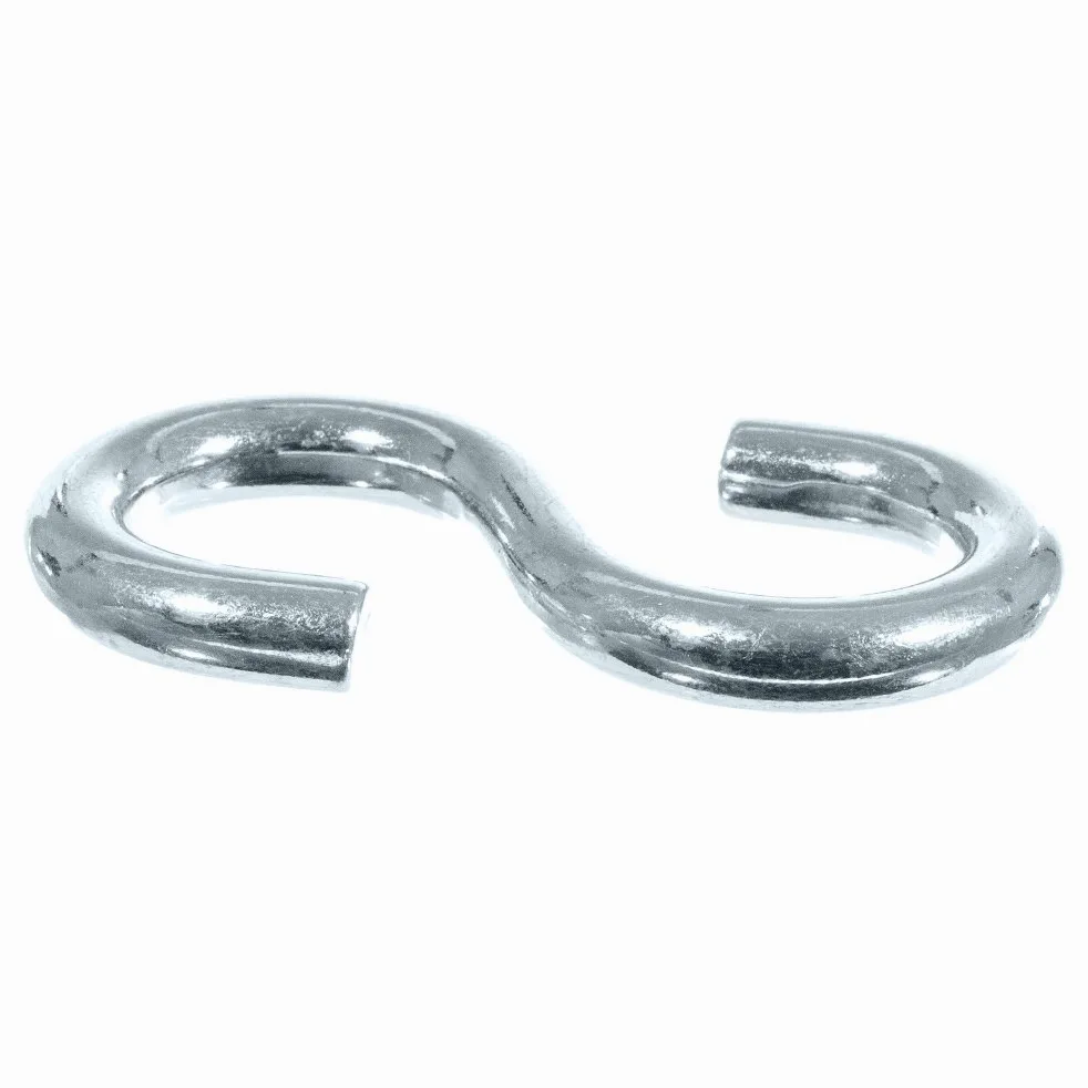 GOLBERG - Ganchos en forma de S (tamaños disponibles: 1/8, 1/4, 9/32, 5/16, 3/8")