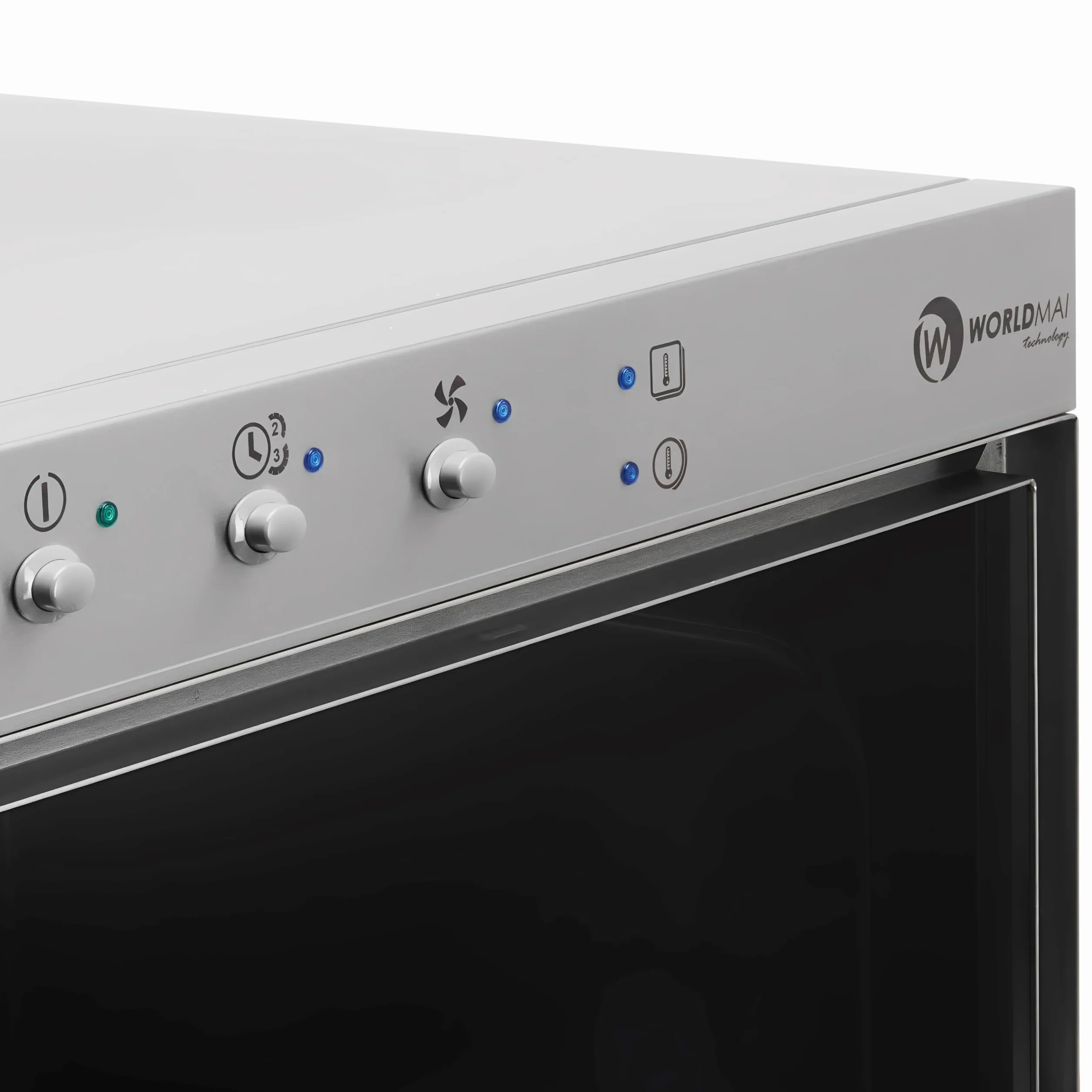 Lavavajillas Industrial WORLDMAI 50x50 con Dosificador de Abrillantador para Hostelería. Lavaplatos Profesional para Bar y Restaurante de Alta Capacidad y Bajo Consumo - MADE IN EUROPE