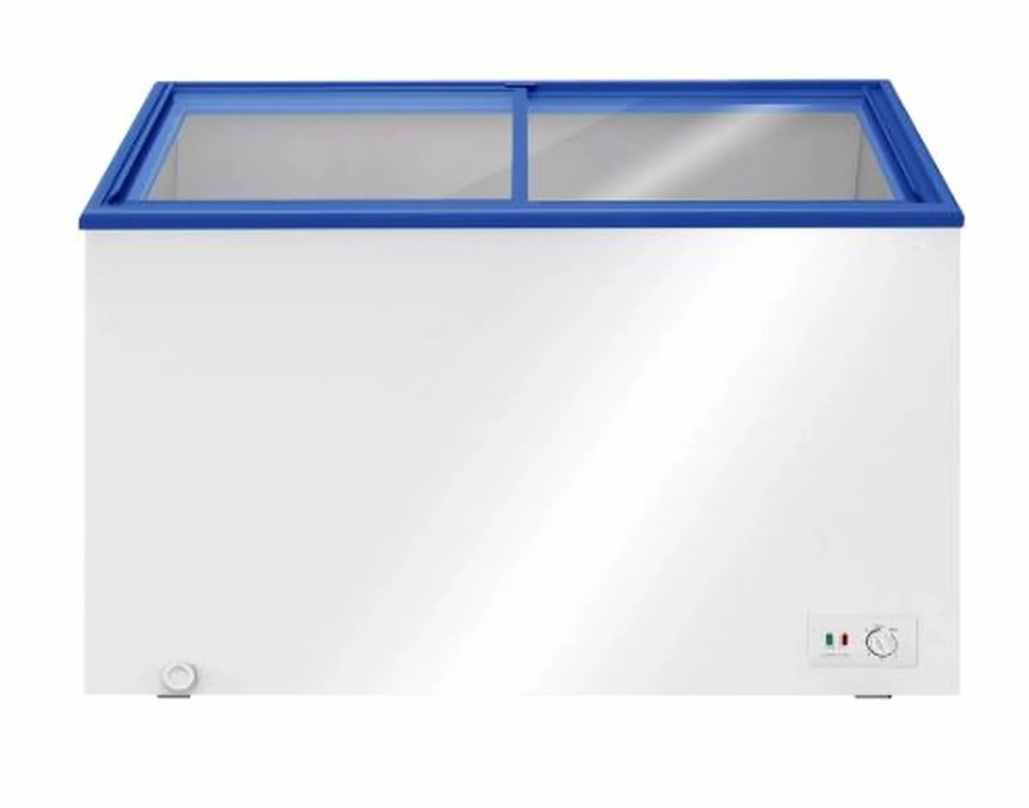 INFINITON Arcon Congelador Industrial FCH-309CC82WEC 309 Litros Puerta Flat Control Mecánico Ruedas Cierre Seguridad Llave