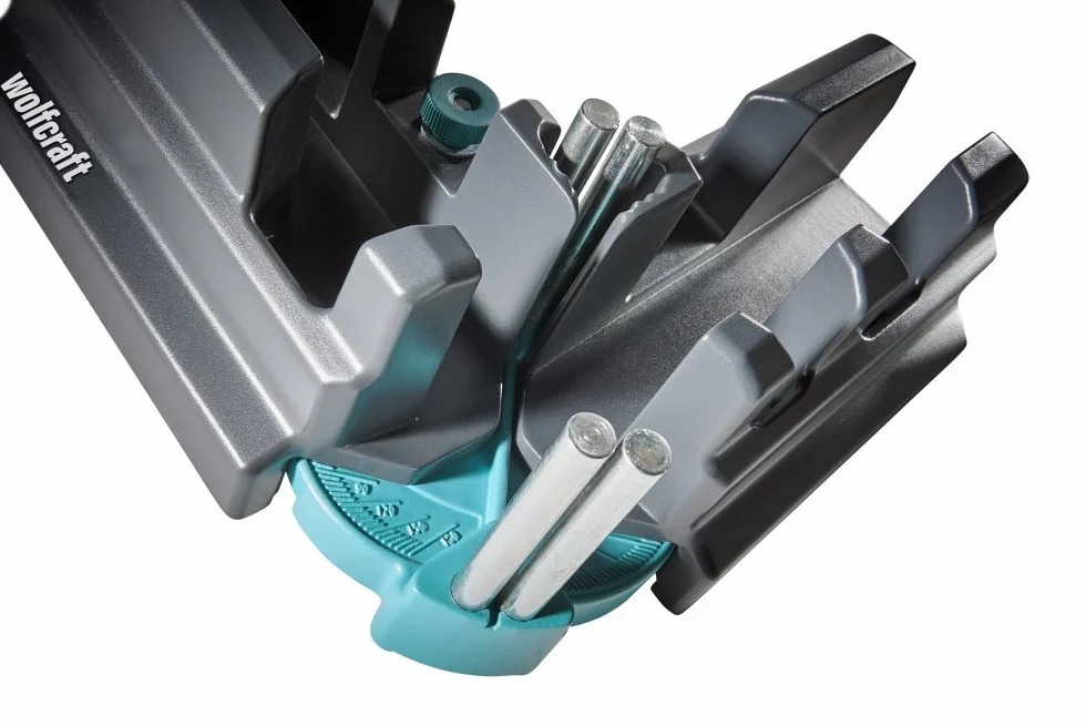 Wolfcraft Caja de ingletar y falsa escuadra 2 en 1 6948000 para piezas hasta 70 mm
