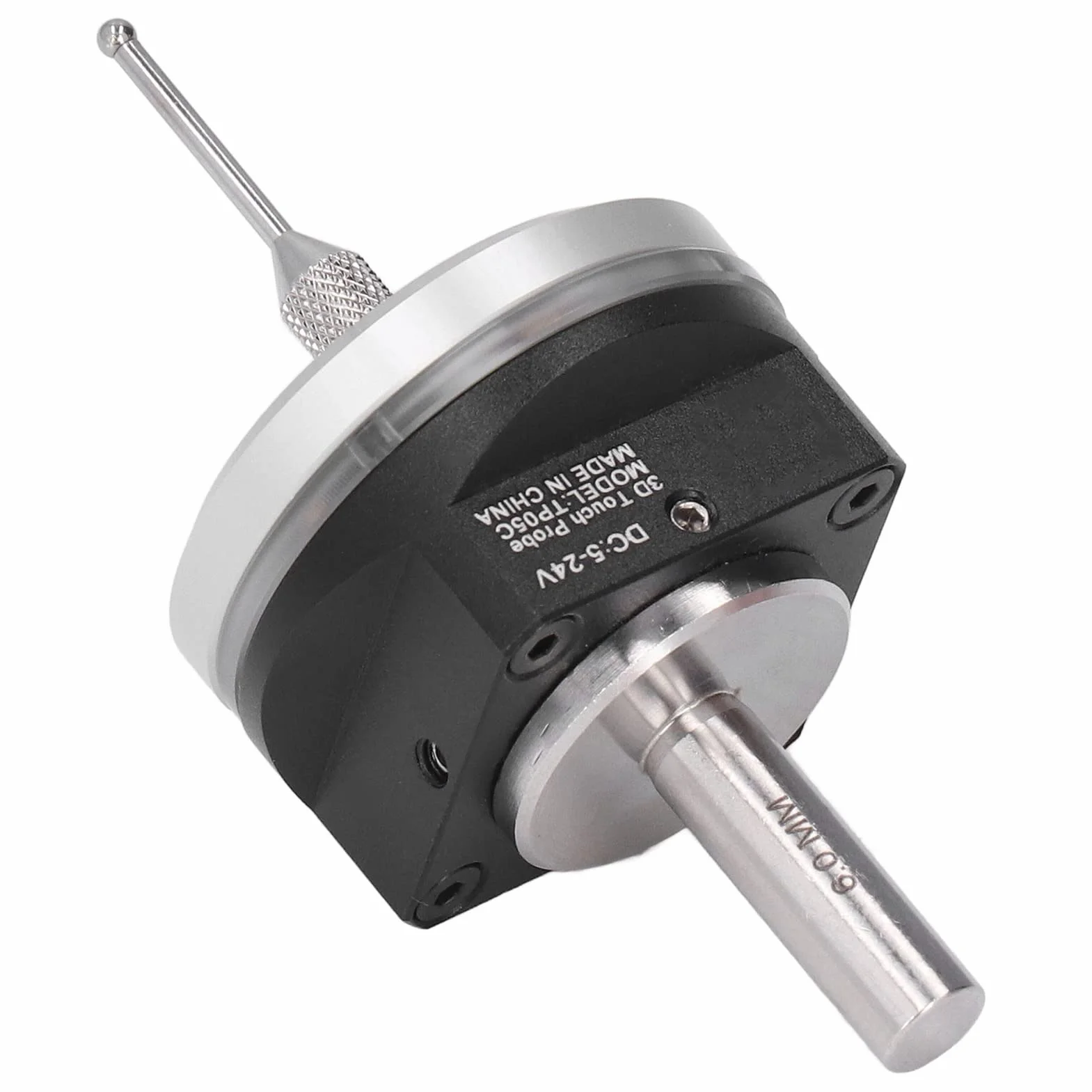 Sonda Táctil 3D CNC, Buscador de Bordes 3D Buscador de Bordes con Punta de Acero de Tungsteno de Alta Precisión Sensor de Longitud de Herramienta CNC 3D, para Dispositivos