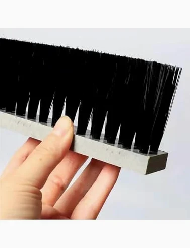 Cepillo industrial de nailon – Herramienta de limpieza resistente a la abrasión para mantenimiento de maquinaria y transportadores, fregado resistente para un mejor rendimiento
