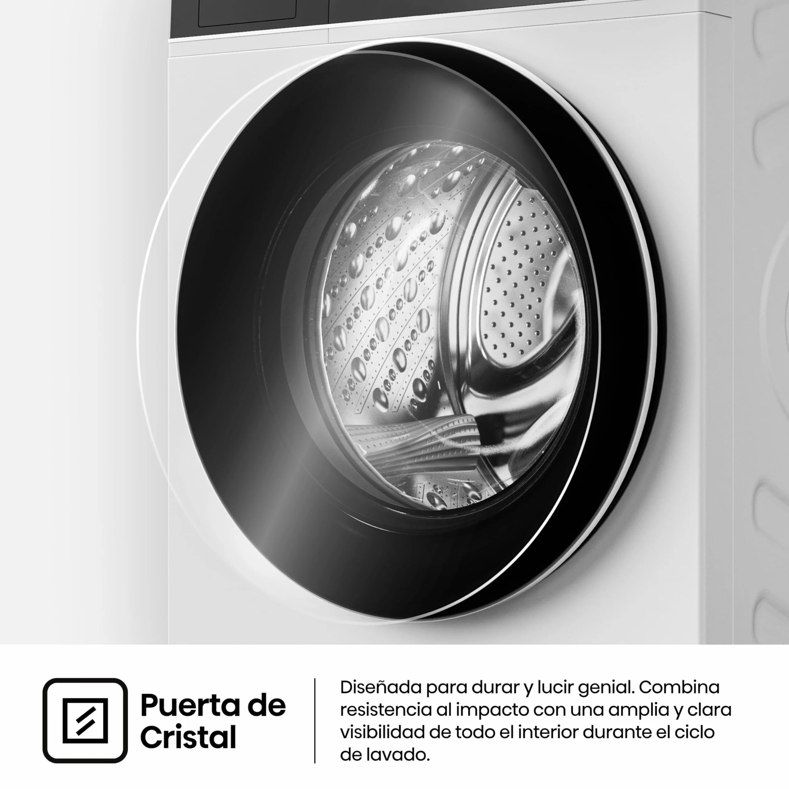 Hisense Lavadora 9 Kg 1400 rpm Clase A-10% Fondo Reducido 47cm Blanco