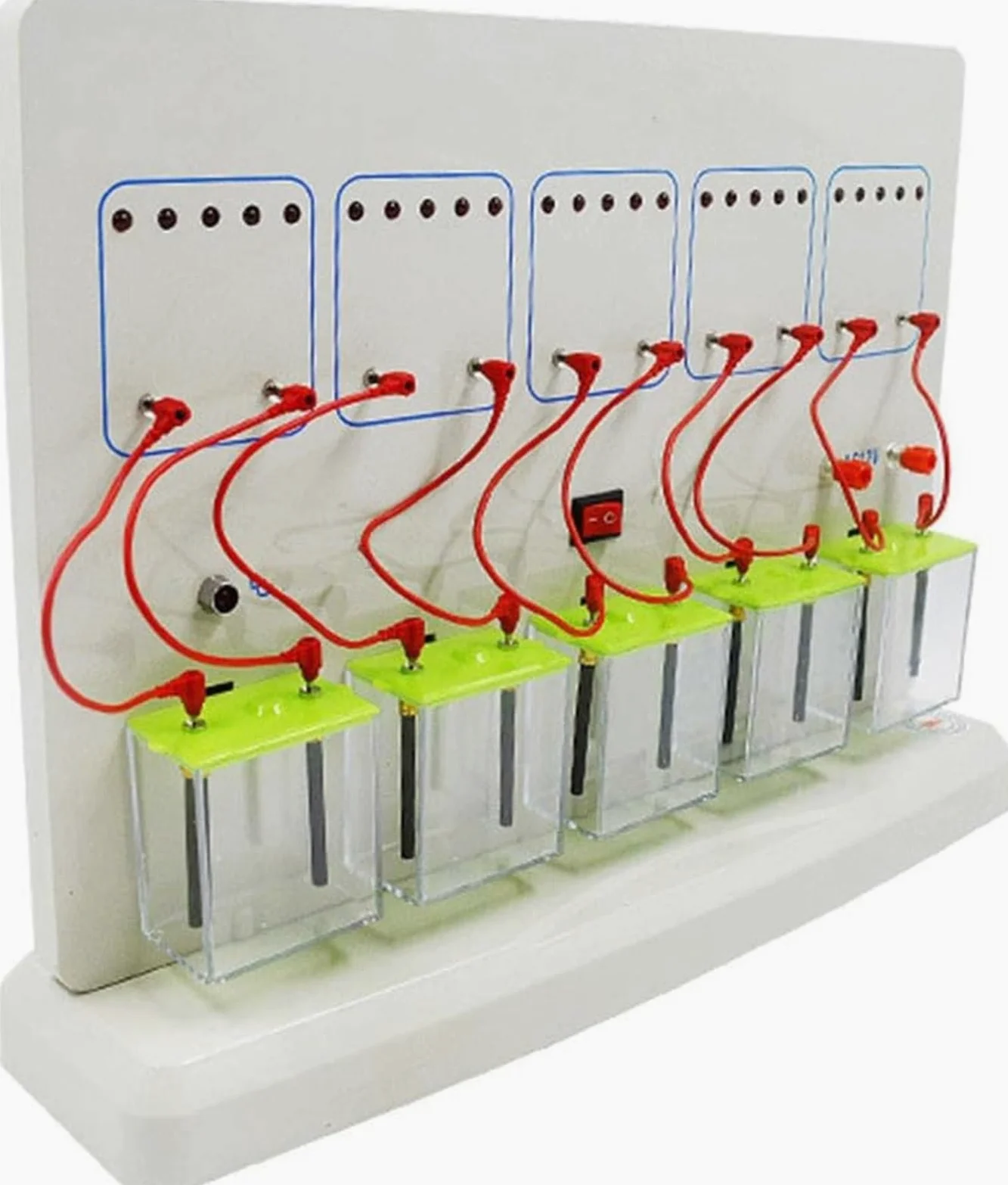 Demostrador De Conductividad Electrolitos 12 V CA, Probador Solución Pantalla LED Electrodo Grafito, Instrumento Enseñanza Experimental
