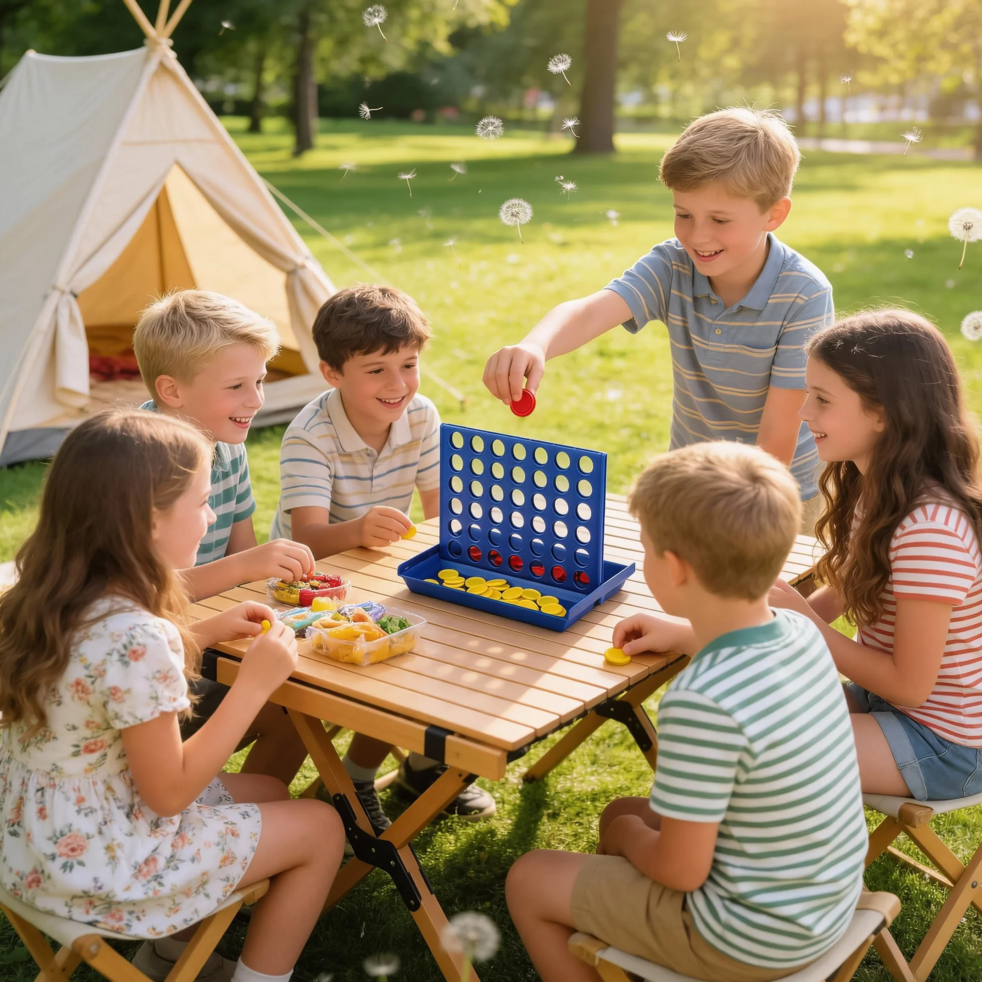Juego de Mesa Cuatro en Raya Educativo para Niños Mayores de 3 Años Viaje