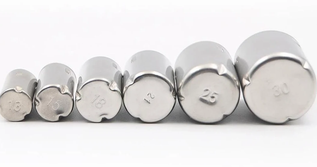 20 tapas de acero inoxidable 304 for tubos de ensayo de vidrio de laboratorio (compatibles con tubos de 13/15/18/21/25 mm)(30# for Diameter 30mm)