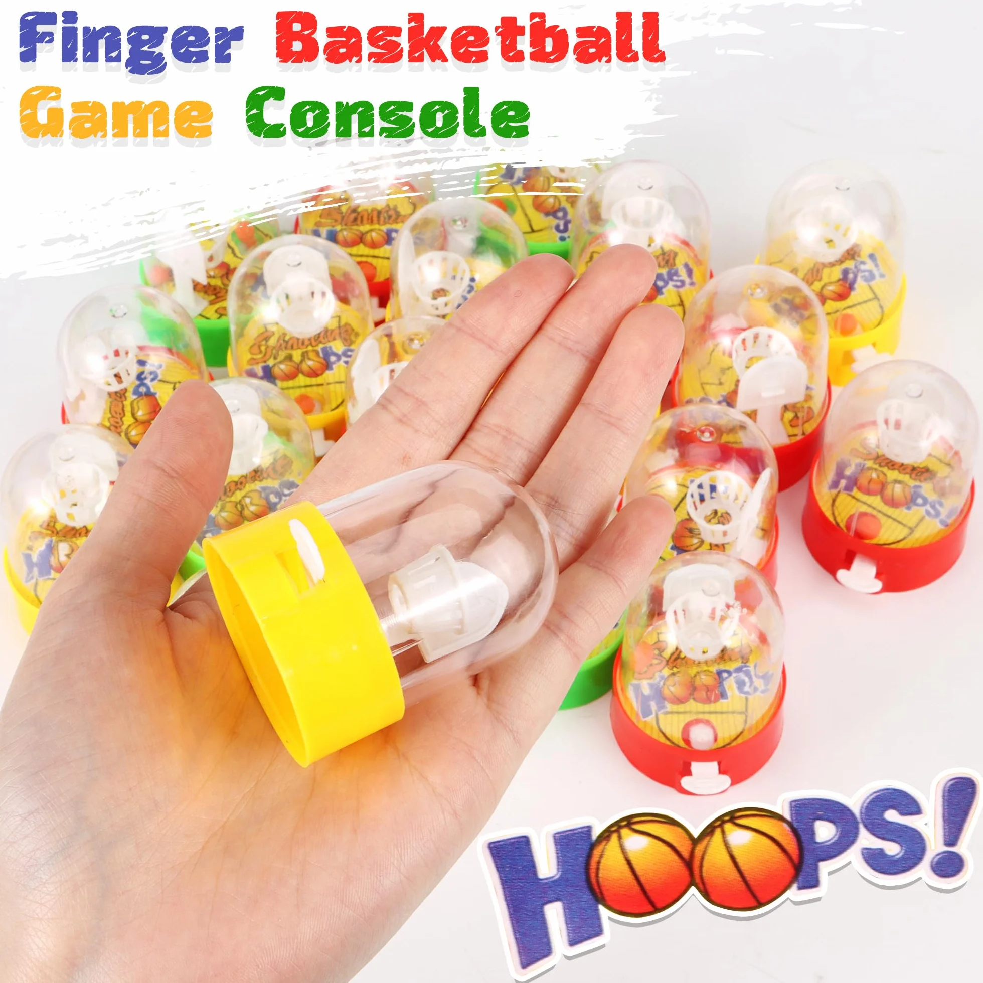 Mini Baloncesto de Mesa Juego de Disparos 20 Piezas, Juguetes Anti-Estrés para Niños