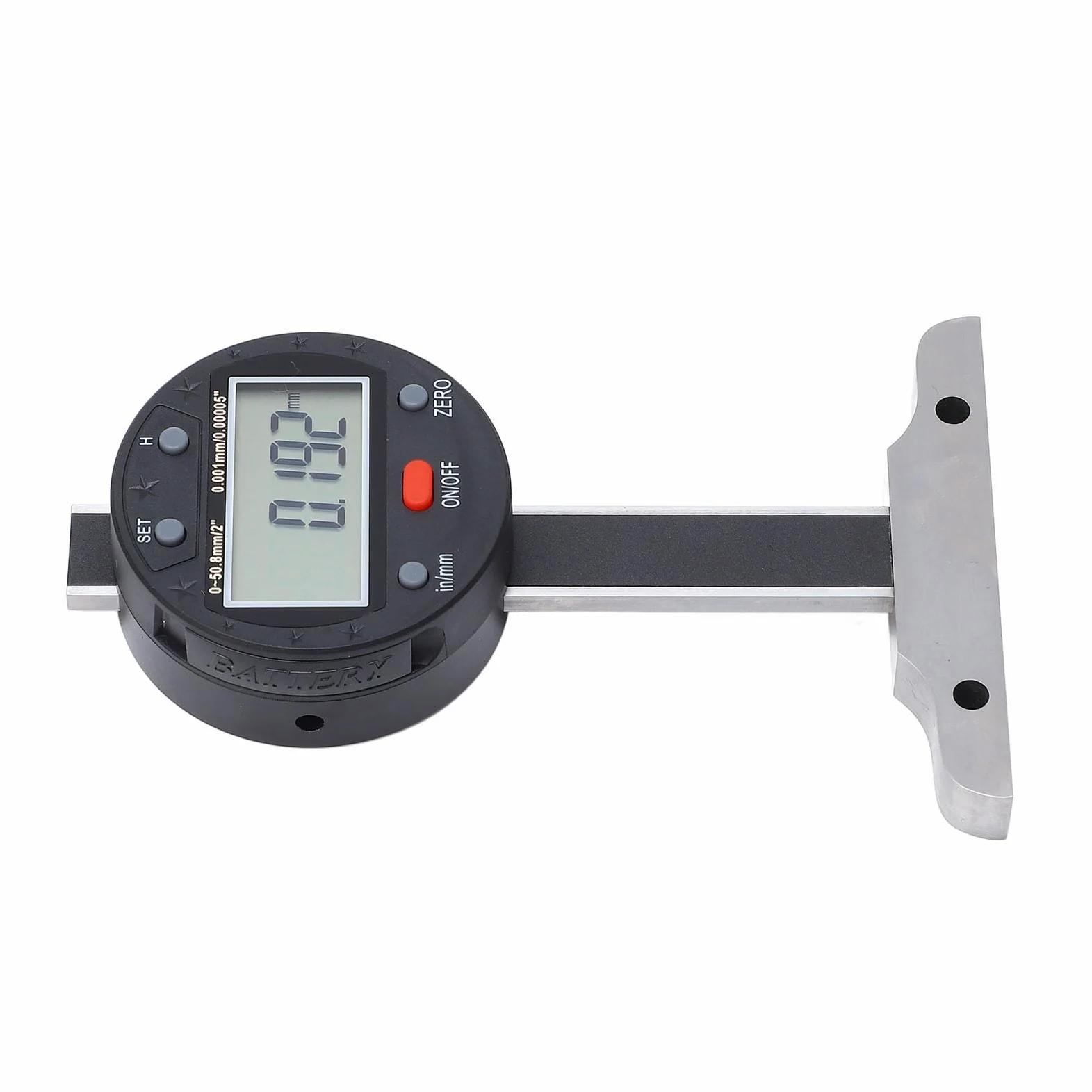 Medidor de Profundidad Digital de Alta Precisión con Pantalla LCD Puerto USB para Profesionales Acero de Aleación Acero Inoxidable 1 Pieza