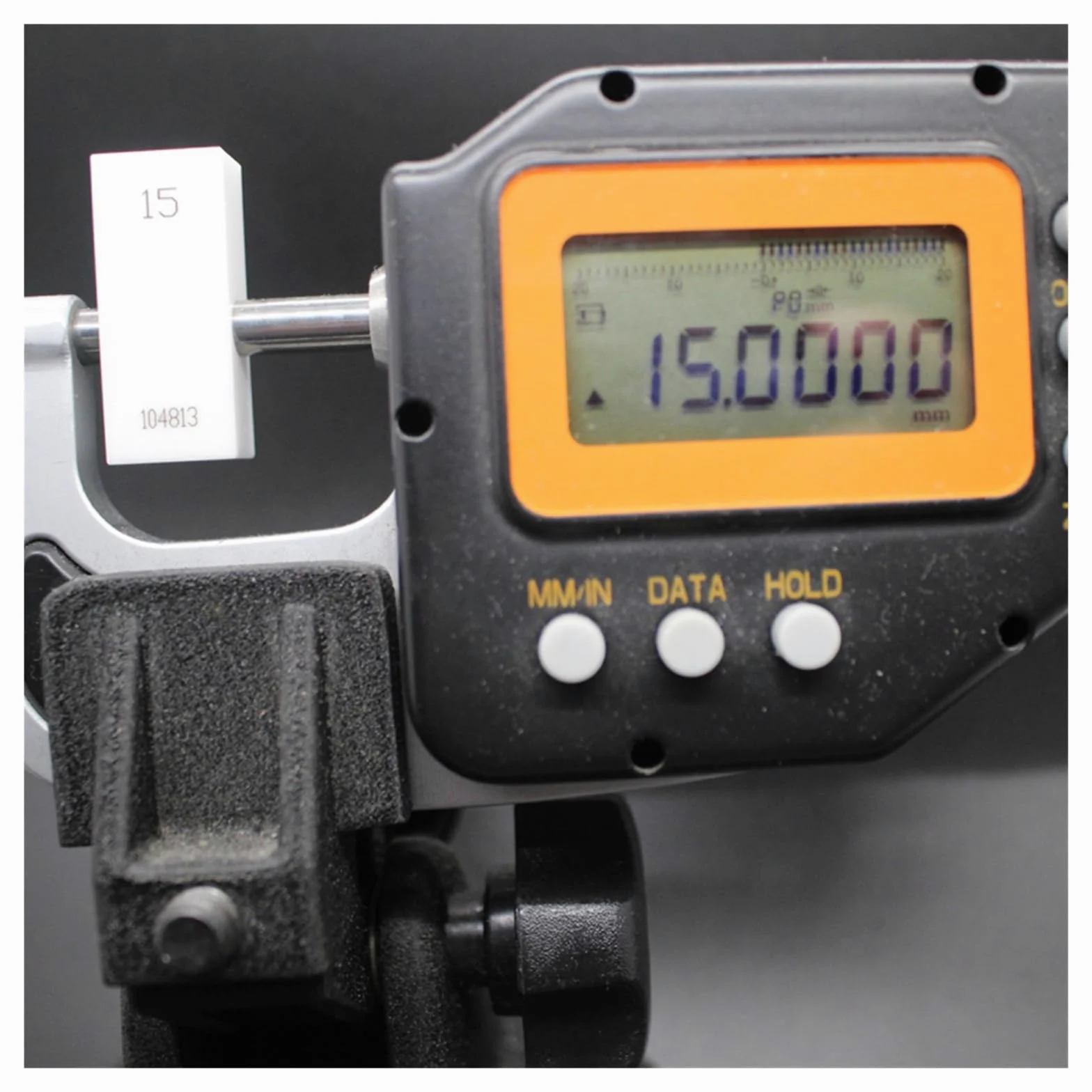 1 unidad de 1-100mm, bloque de calibre de cerámica único, calibración de bloque estándar, calibrador micrométrico, herramientas de carpintería Medición precisa(1 grade,100mm)