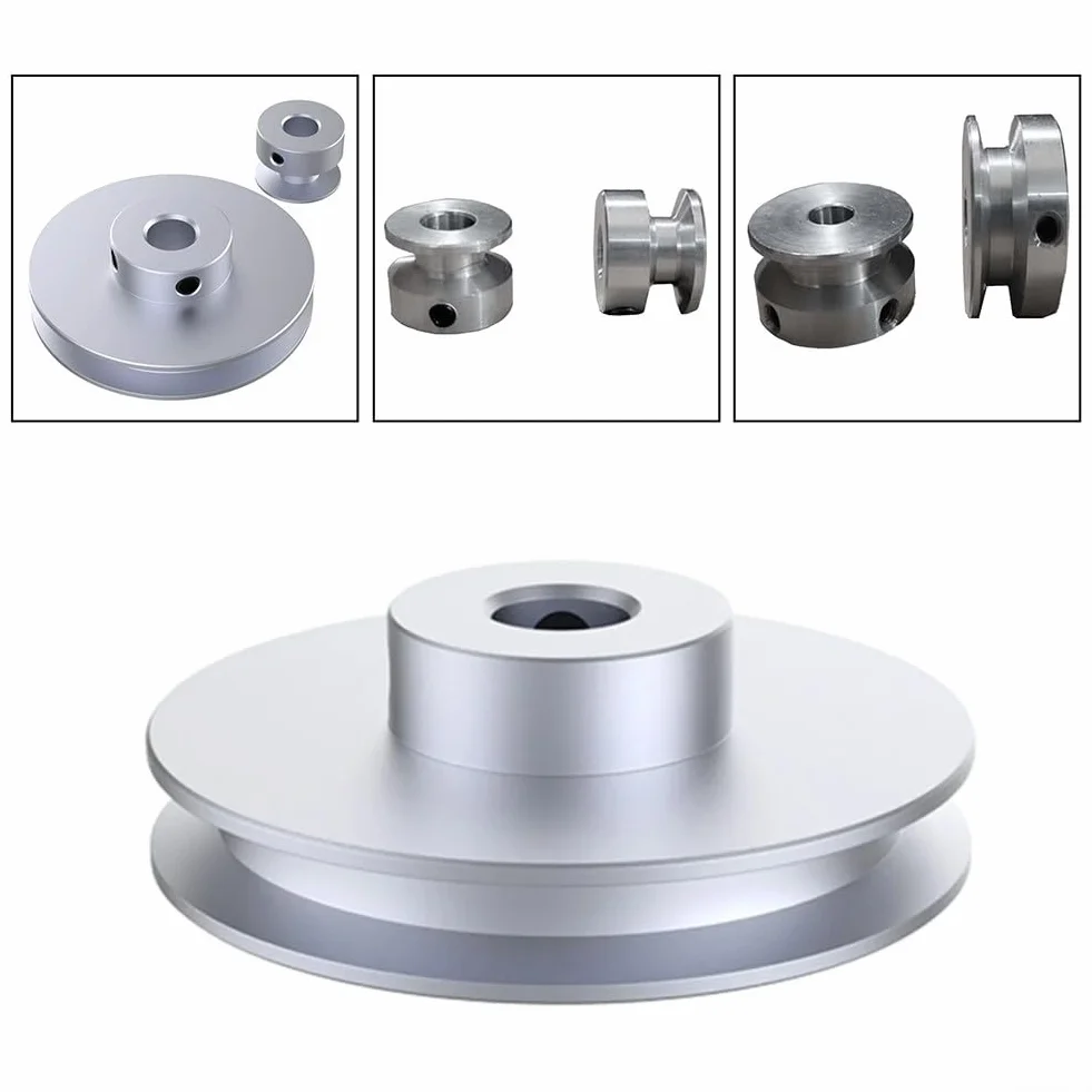 Poleas ranuradas de aluminio en V 6 mm 20-80 mm (30)