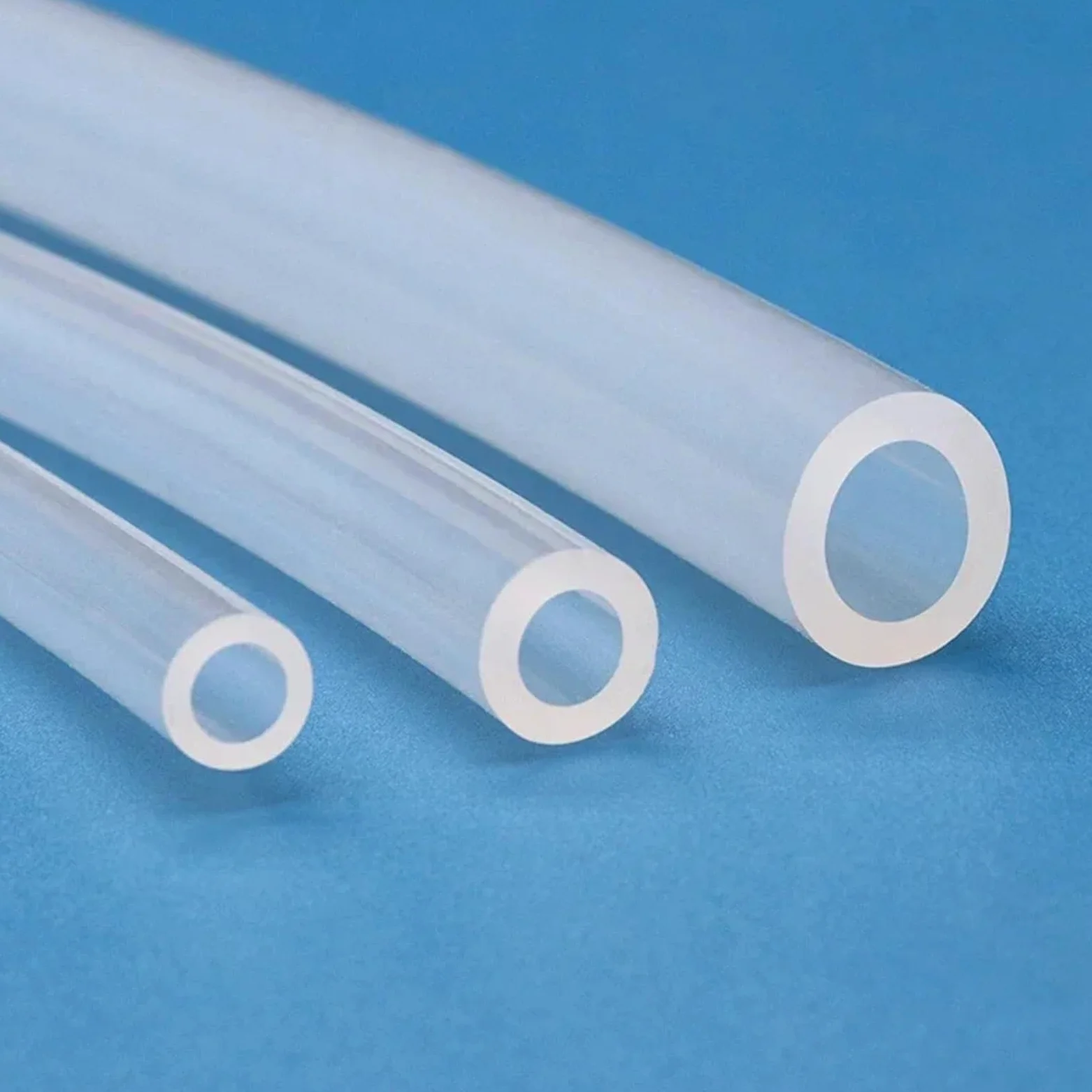 Manguera de silicona Manguera de goma silicona Flexible transparente 1/5/10M ID 0,5 1 2 3 4 6 7 8 9 10 12 13 14mm(5 Meters,ID 9mm x 14mm OD)