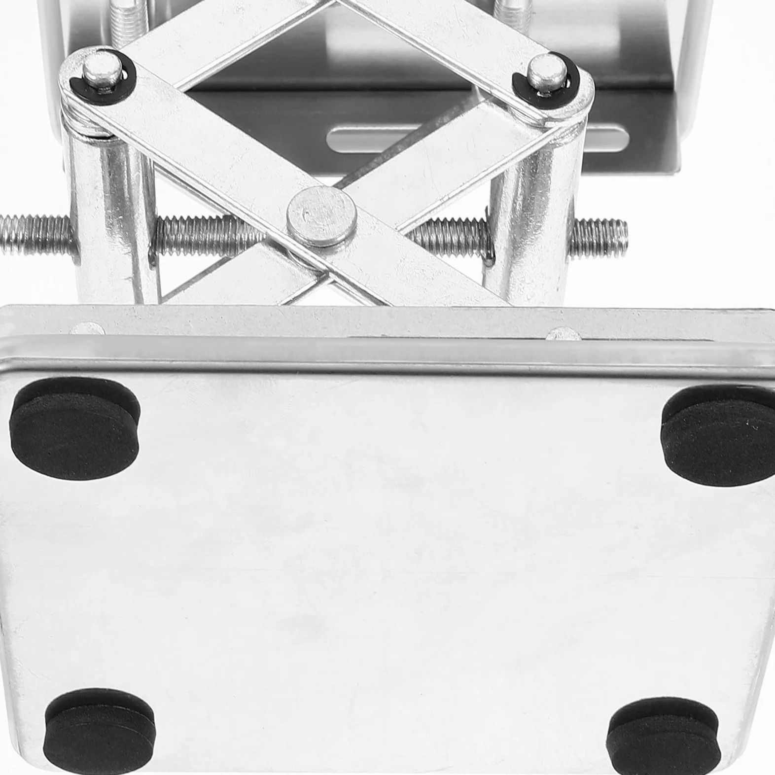 Mesa de laboratorio portátil de acero inoxidable ajustable de 7.5 pulgadas de altura para banco de trabajo de 28.5 pulgadas, soporte pesado para tories y Worhops