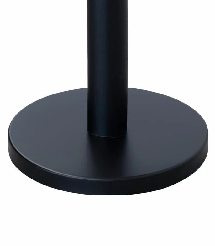 Pack 2 Postes Separadores con Cinta Extensible Catenarias 32cm x 2m Negro