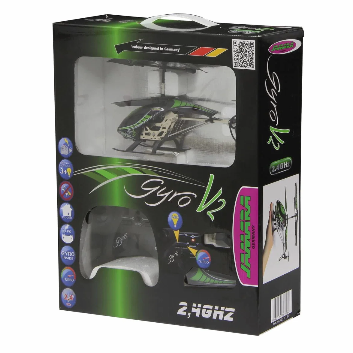 Jamara Gyro V2 Helicóptero de control remoto Multicolor