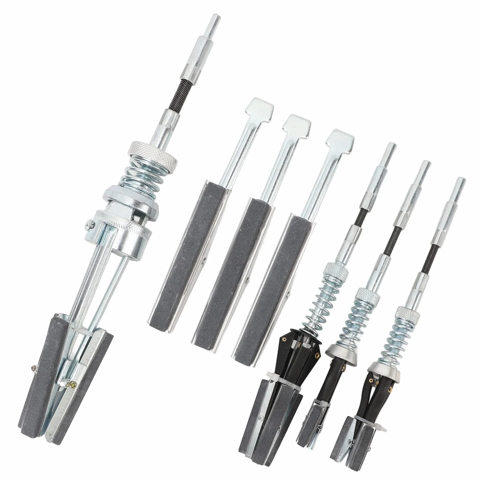 7 Piezas de 3/4 Pulgadas a 7 Pulgadas Herramienta de Pulido de Cilindro de Motor Kit de Herramientas de Pulido de Cilindro Ajustable con 220 Piedras de Grano