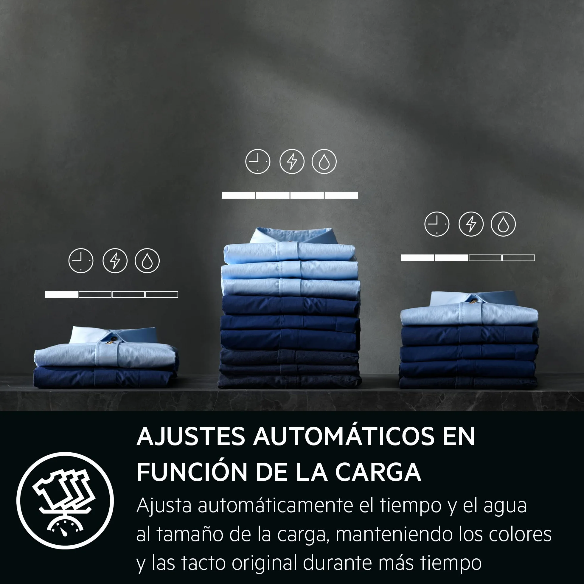 AEG LWN8E8636F Lavasecadora Carga Frontal 8 kg 4 kg 1600 rpm Serie 8000 Vapor PowerCare ProSense Motor Inverter Blanco Clase A