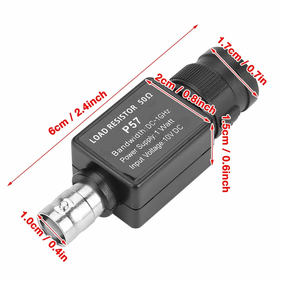 Walfront P57 50ohm BNC a BNC Hembra Adaptador Conector