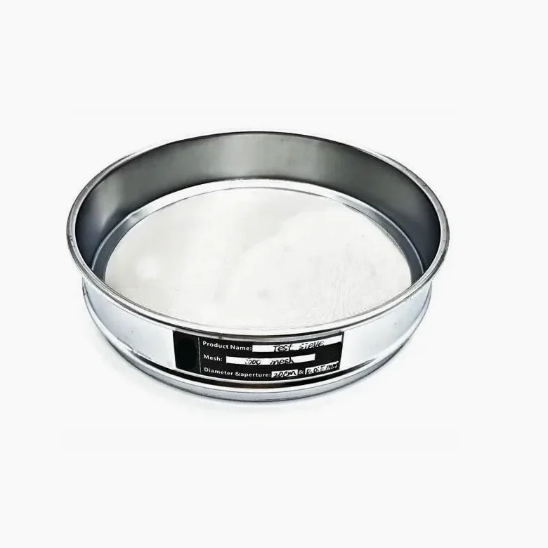 Tamiz de prueba de acero inoxidable 304, 20 cm de diámetro, filtro de laboratorio de precisión for análisis preciso, 1 unidad(700 Mesh 0.02mm)