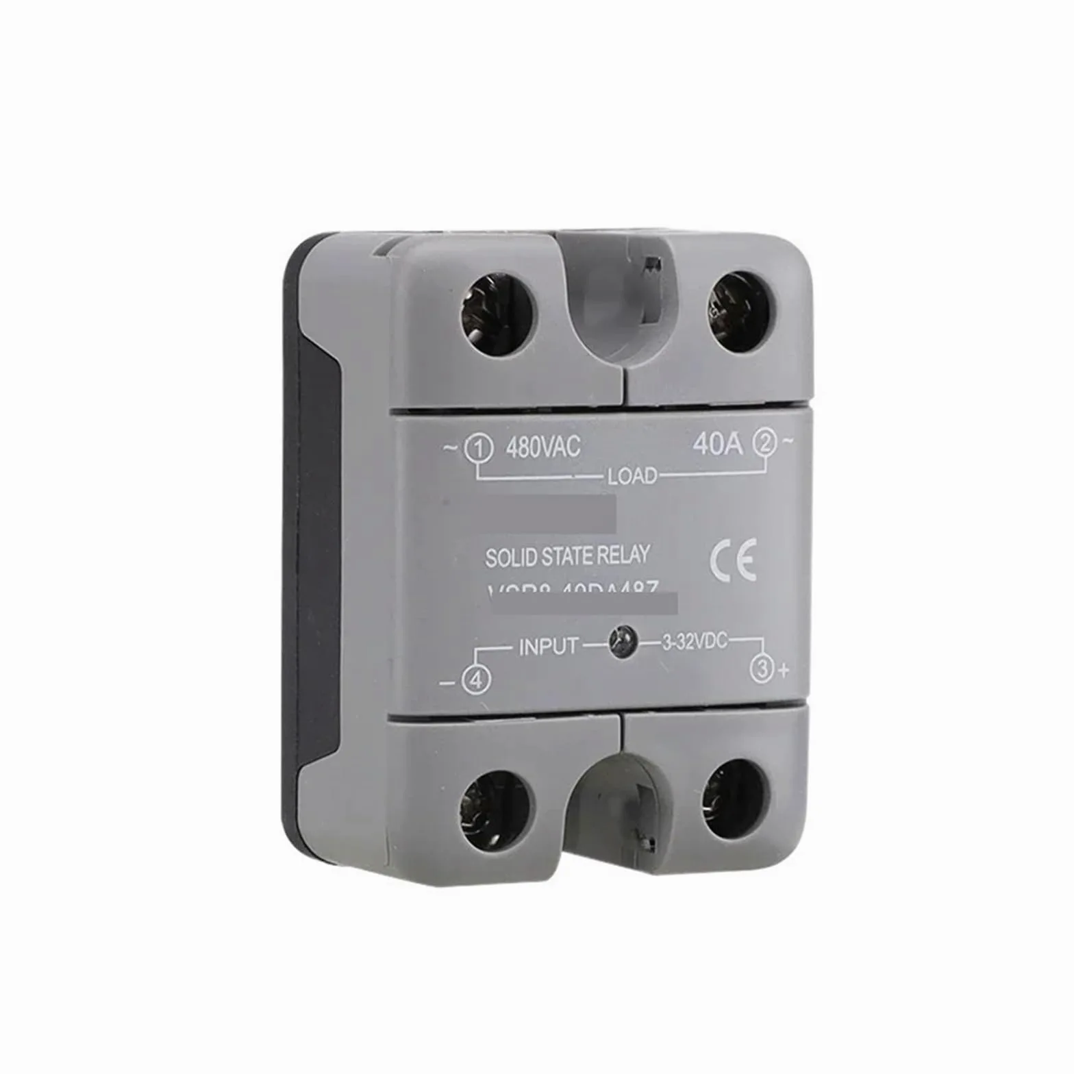 Relé de estado sólido VSR8 Entrada de 3-32 V Salida CC de 24-480 V CA | SSR-10DA SSR-25DA SSR-40DA 10A 25A 40A Módulo de relé(SSR-80DA)