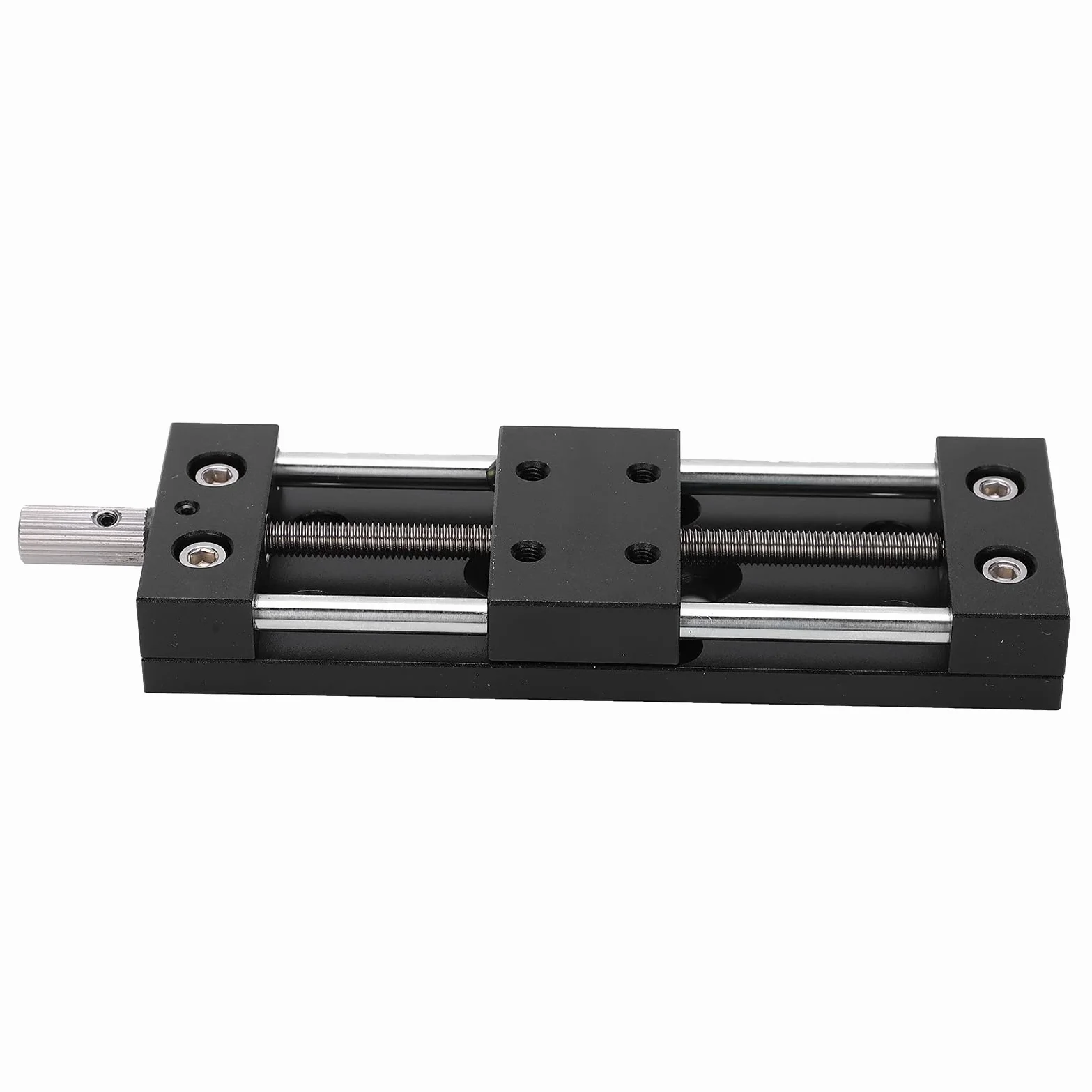SP40A - Mesa deslizante DB65, eje X - Perilla manual de ajuste fino, plataforma de corte de aleación de aluminio, guía en de milano de 65 mm de carrera para microscopios e