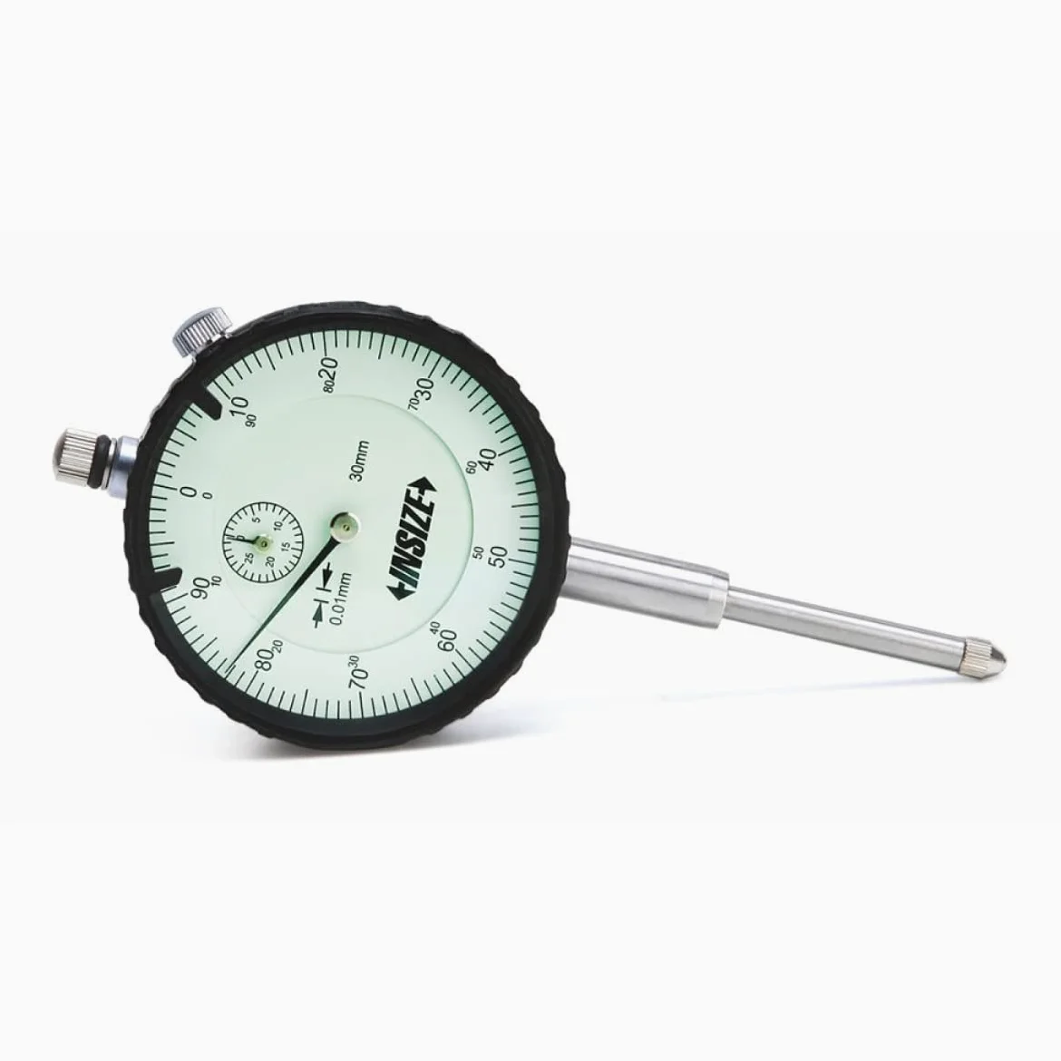 Reloj Comparador analógico INSIZE 2308-10FA - Reloj Comparador Calibrado ENAC - Incluye Certificado de Calibración Acreditado