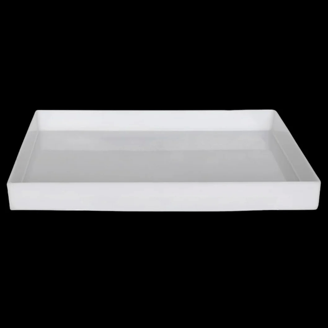 Bandejas duraderas de polipropileno PP for uso en laboratorio: bandejas de plástico resistentes a ácidos y álcalis for una manipulación segura de productos químicos.(70 * 45 * 5cm)