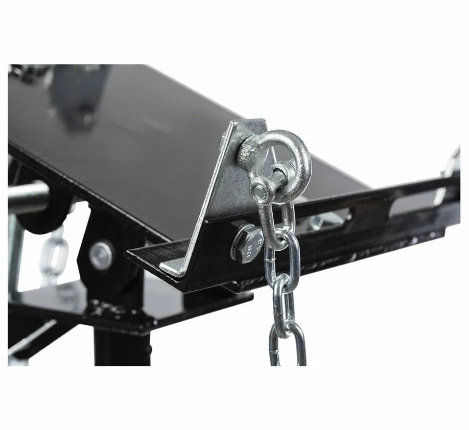 SIO Adaptador Ajustable para Caja de Cambios – Soporte para Gato Hidráulico de Foso – Plataforma Regulable Universal para Transmisiones y Motores – Herramienta Profesional Taller Automoción