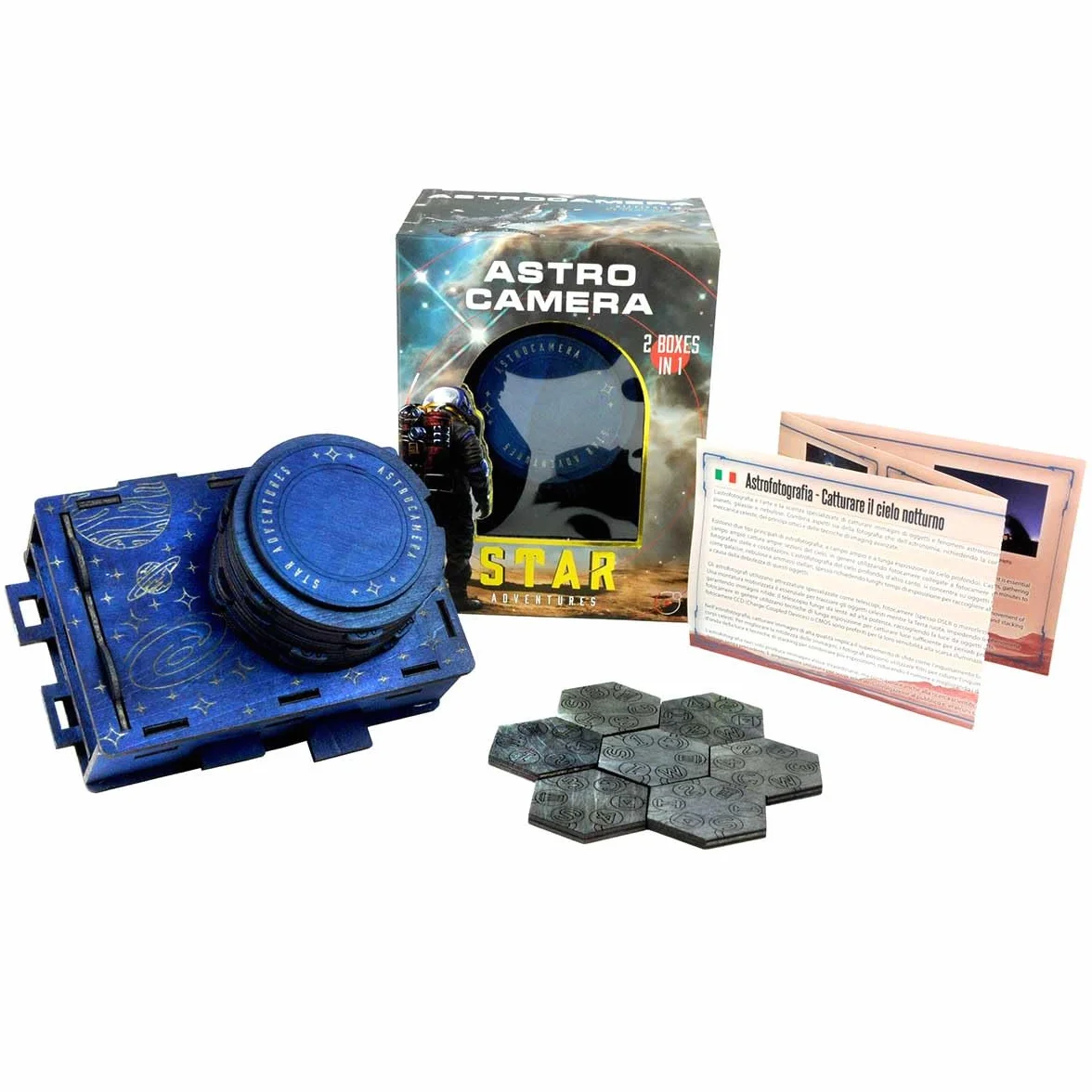Logica Puzzles Astrocamera 2 Rompecabezas 1 Cajas Secretas Dificultad 4/6 Extreme Serie Star Adventures