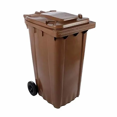 SSI Contenedor Basura 240 litros color marrón