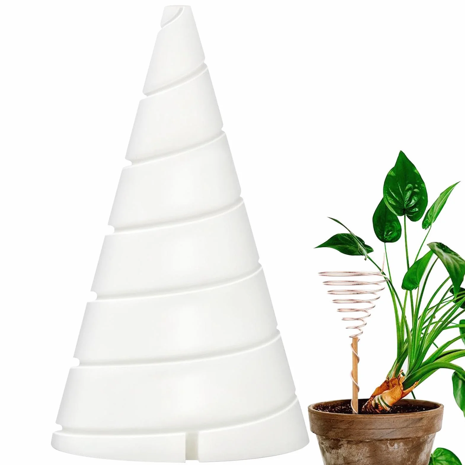 Bobina Lakhovsky Oscilador Fibonacci Electrocultura Jardinería Cobre Antena Jardín