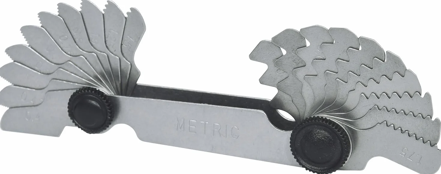 KS Tools Galga de roscas métrica 20 piezas