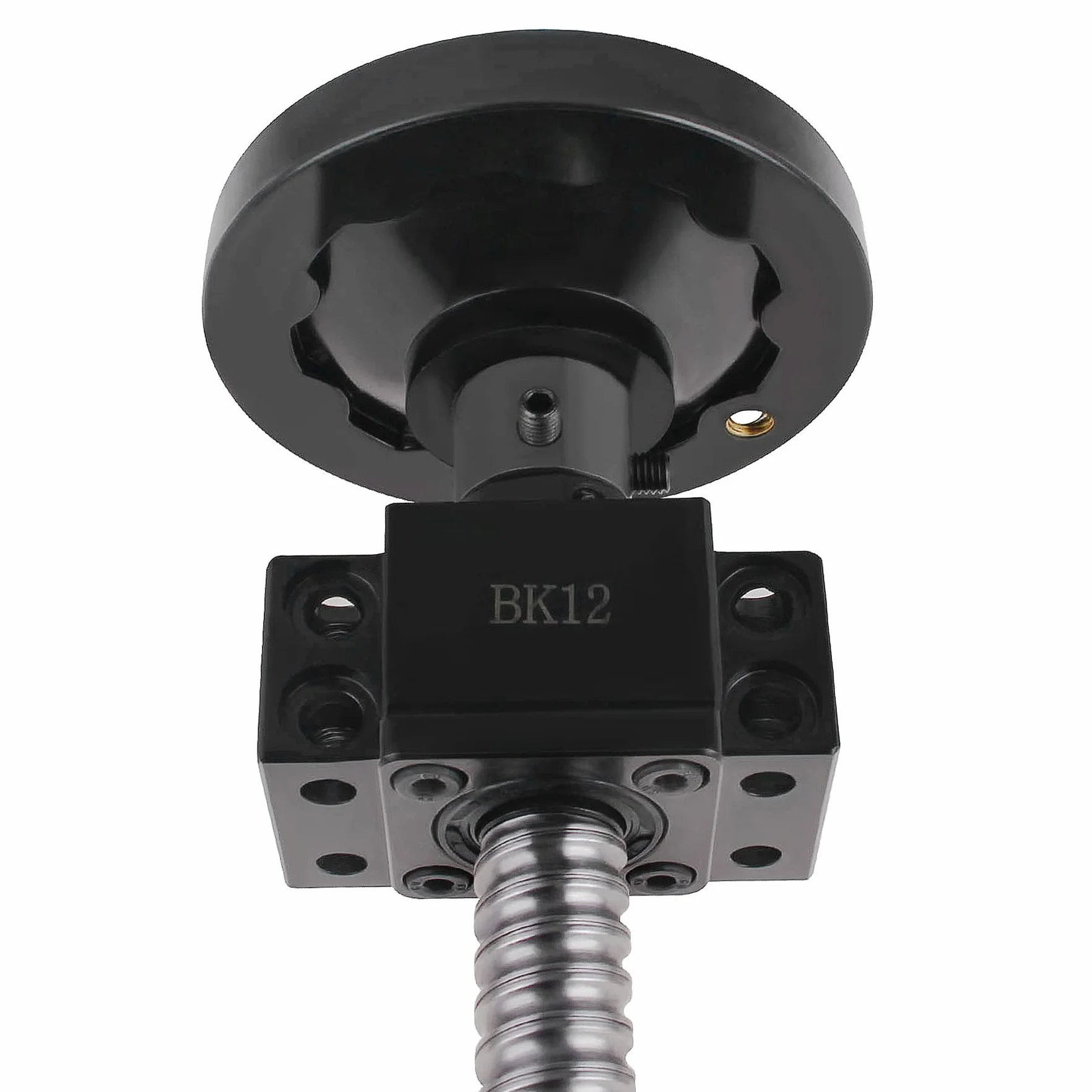 SFU1605 Husillo de bolas de 1200 mm con deflector de metal + tuerca de volante BK12/BF12 rodamiento de soporte final + carcasa de tuerca de husillo de bolas + acoplamiento de 6,35 x 10 mm para