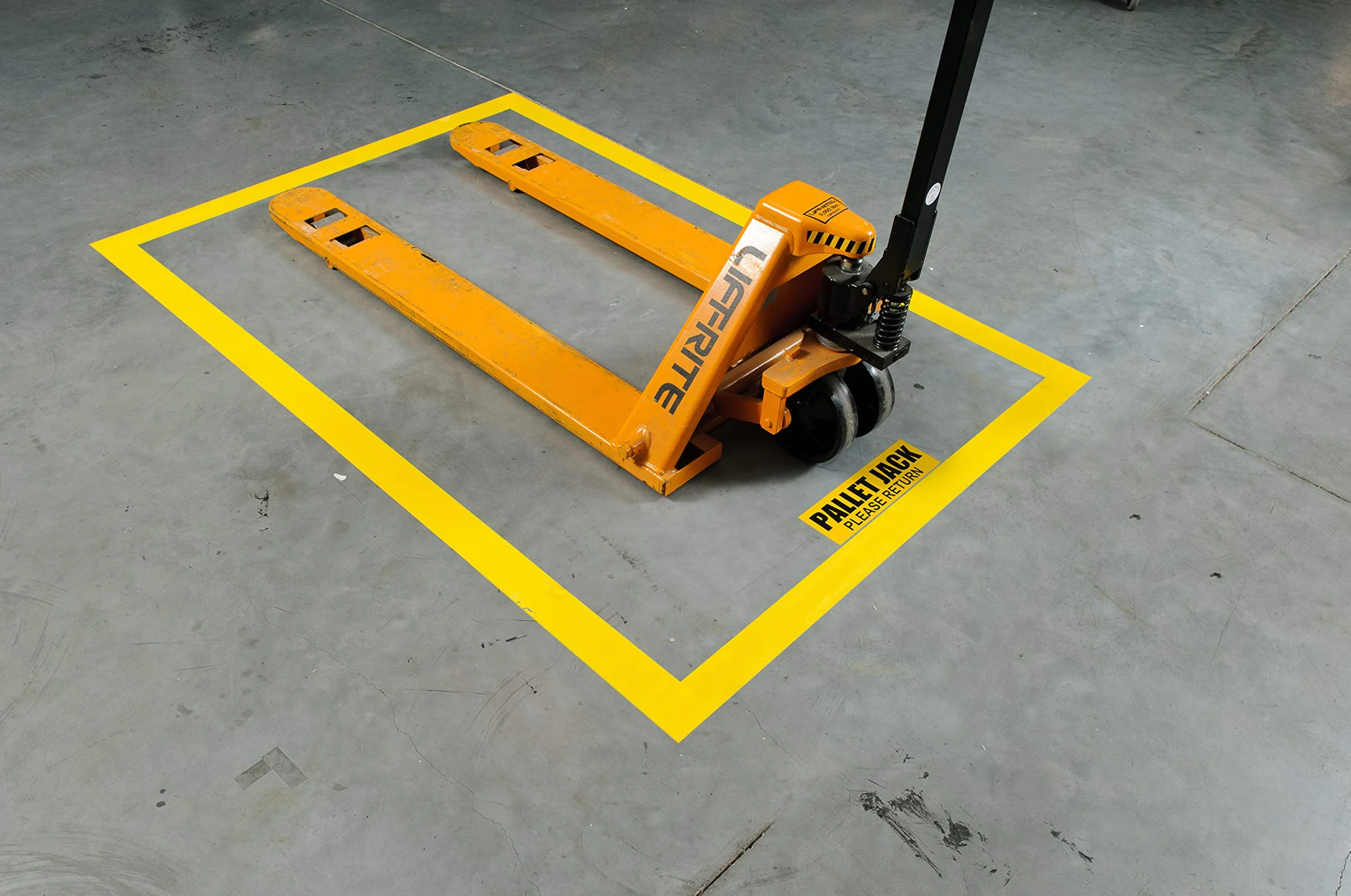 Brady Toughstripe - Cinta de color sólido, 76,20 mm x 30,48 m, color amarillo